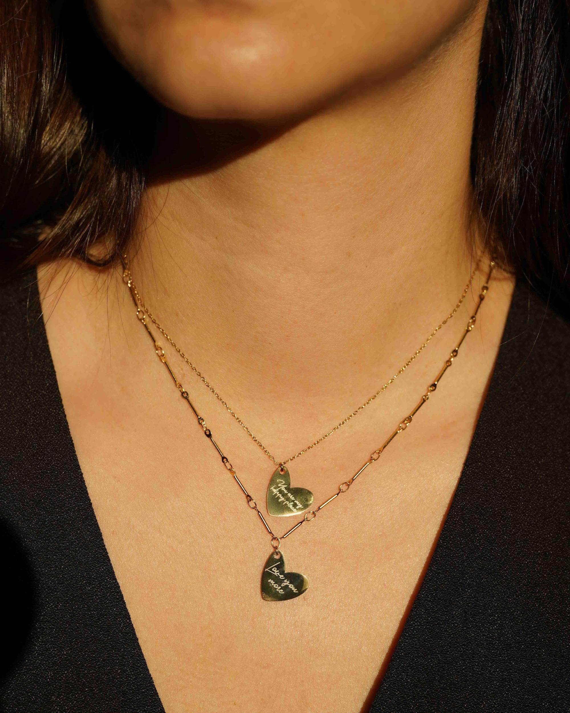 KOZAKH | Lovey-Dovey Bar Necklace Product Image