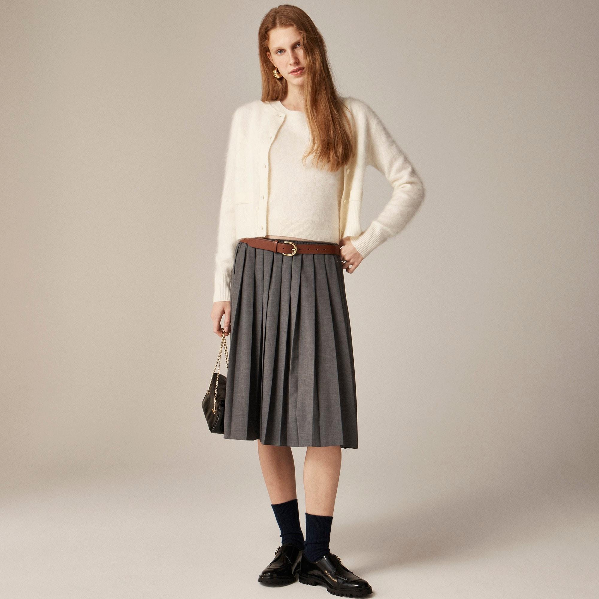 Brushed cashmere sweater shell Product Image