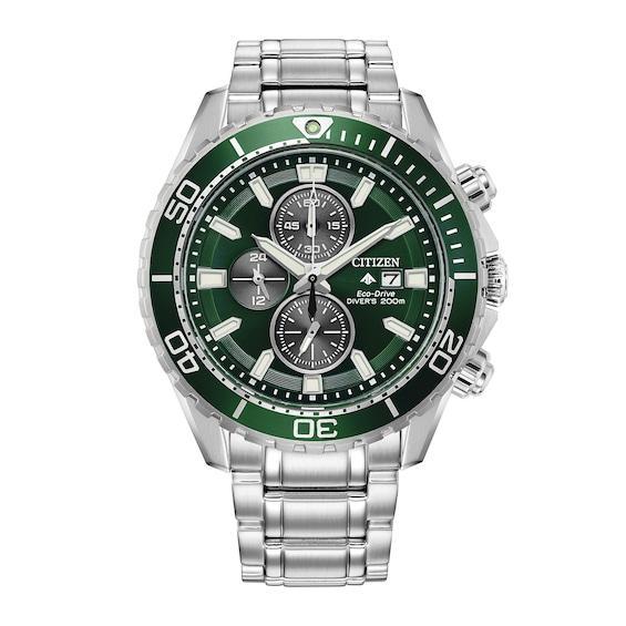 Citizen Mens Promaster Dive Chronograph Stainless Steel Bracelet Watch Product Image