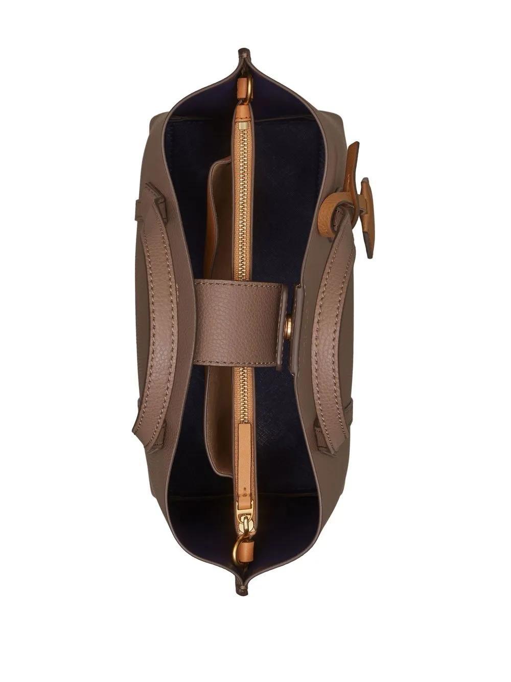 leather logo-print bag Product Image