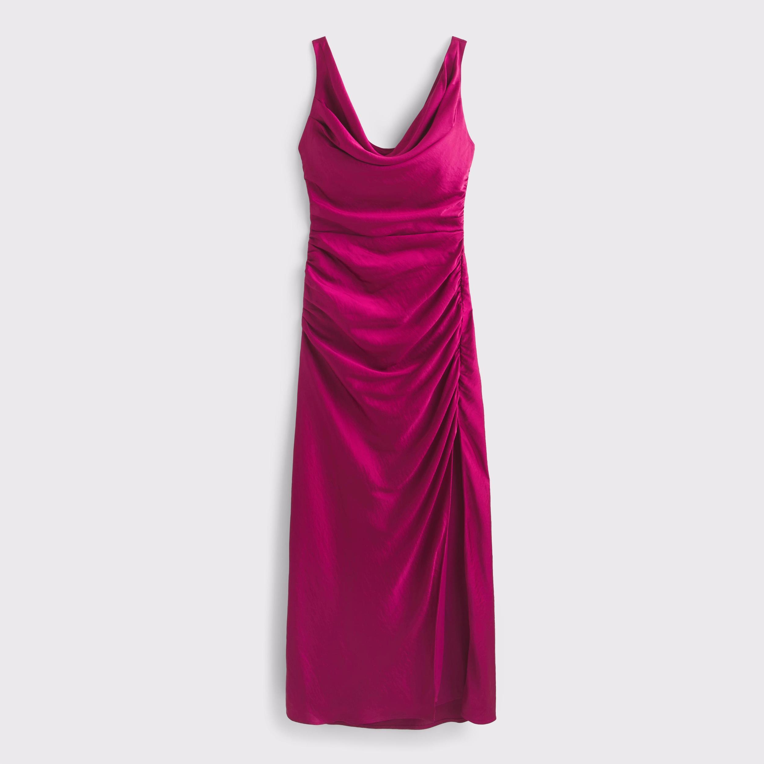 Cowl Neck Draped Maxi Dress Product Image