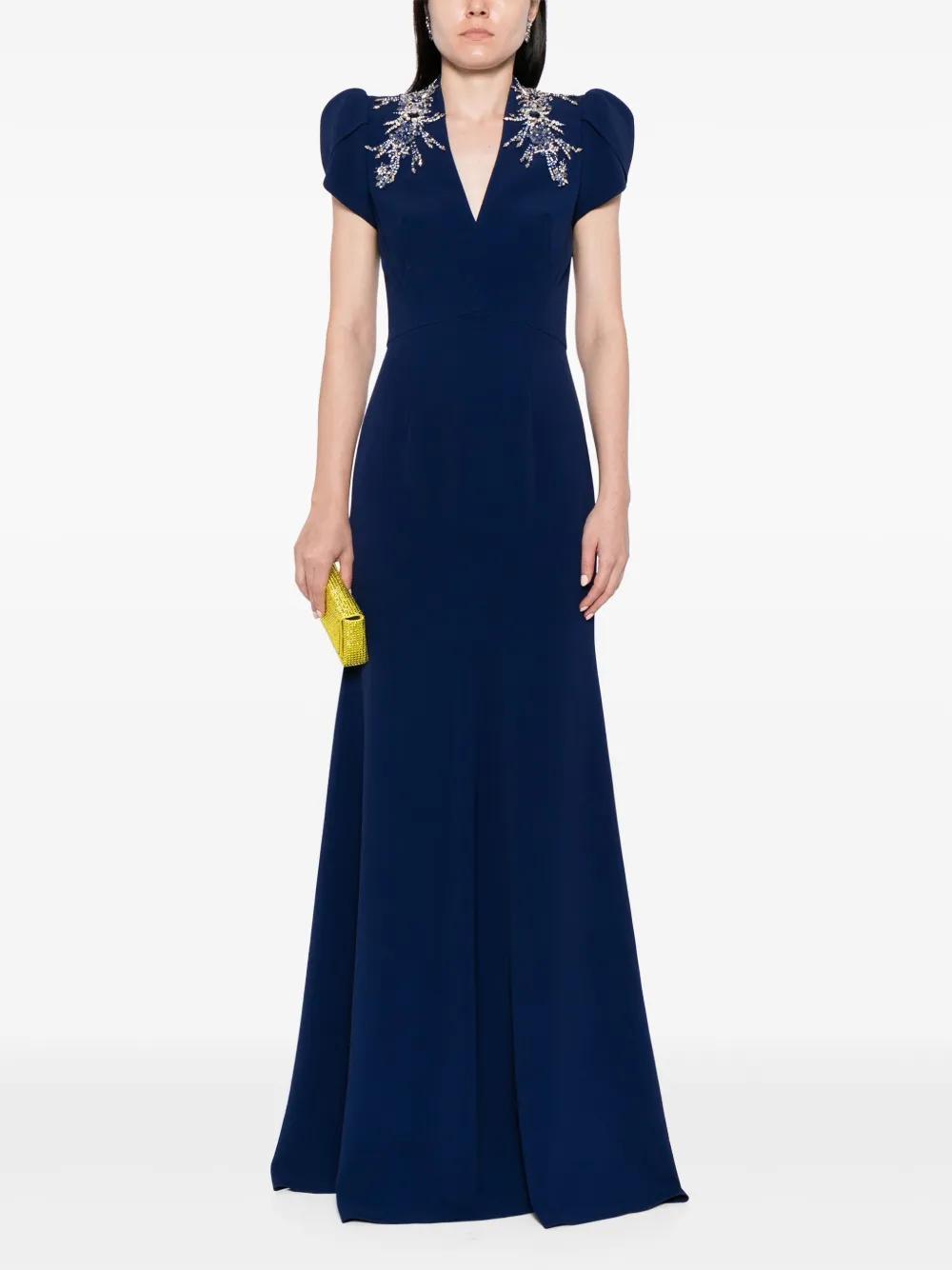 Aries crystal-embellished gown Product Image