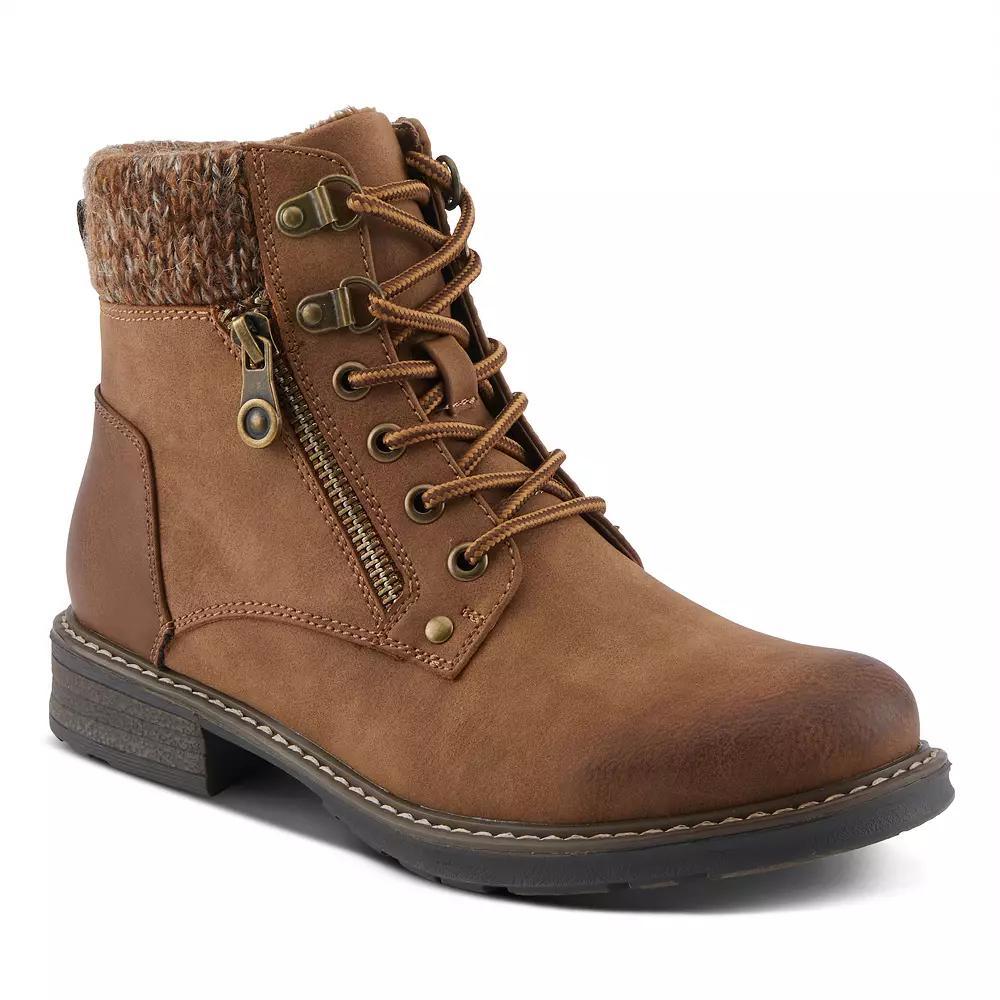 Patrizia Jadelyn Women's Heeled Knit Collar Ankle Boots, Size: 38, Light Brown Product Image
