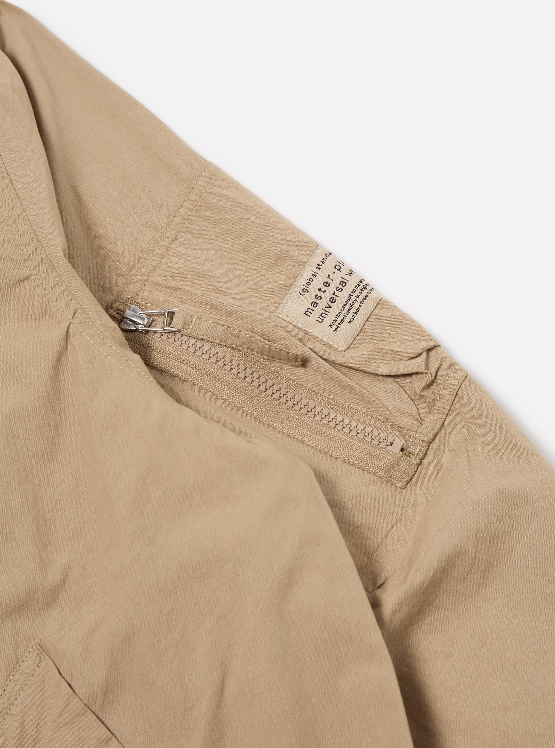 master-piece x Universal Works Sand Broadcloth NS Bomber Jacket Product Image