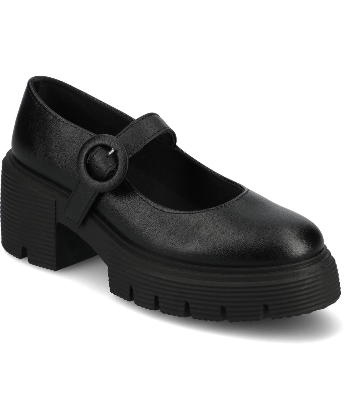 Journee Zarynn Womens Tru Comfort Foam Mary Jane Treaded Outsole Platform Pumps Product Image