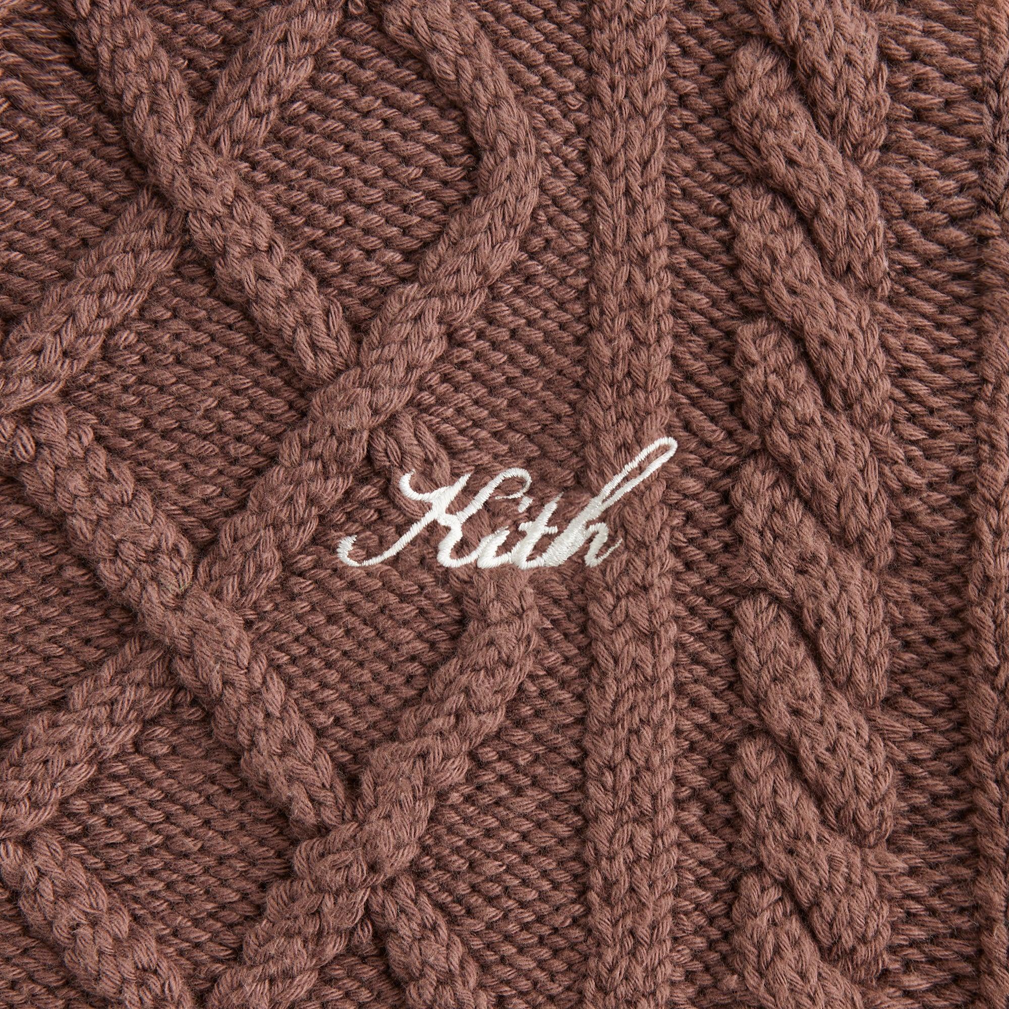 Kith Women Wyler Blocked Full Zip Sweater - Pink Opal Female Product Image