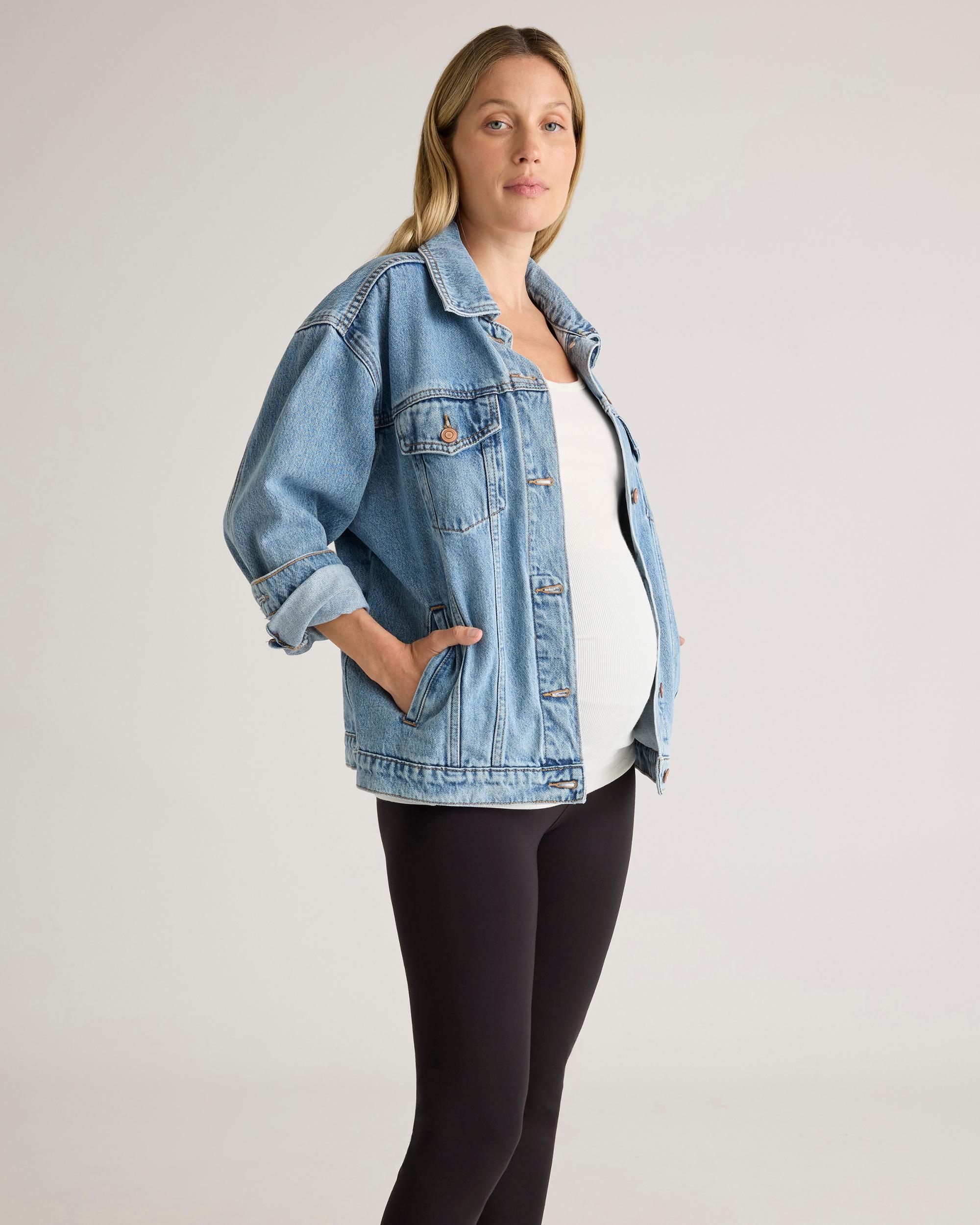 Quince | Women's Bamboo Jersey Maternity Legging Product Image