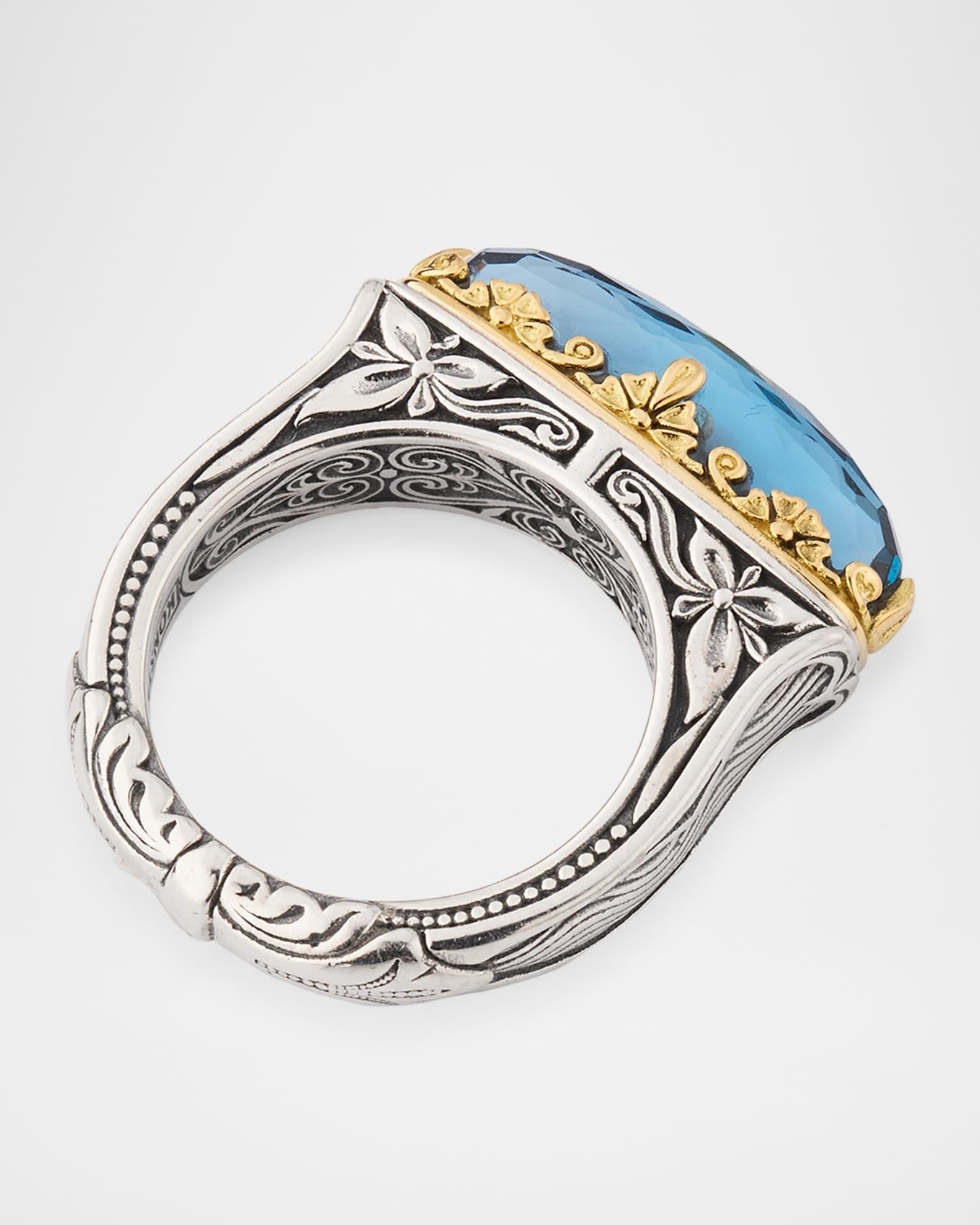 Kyma Blue Spinel Statement Ring Product Image