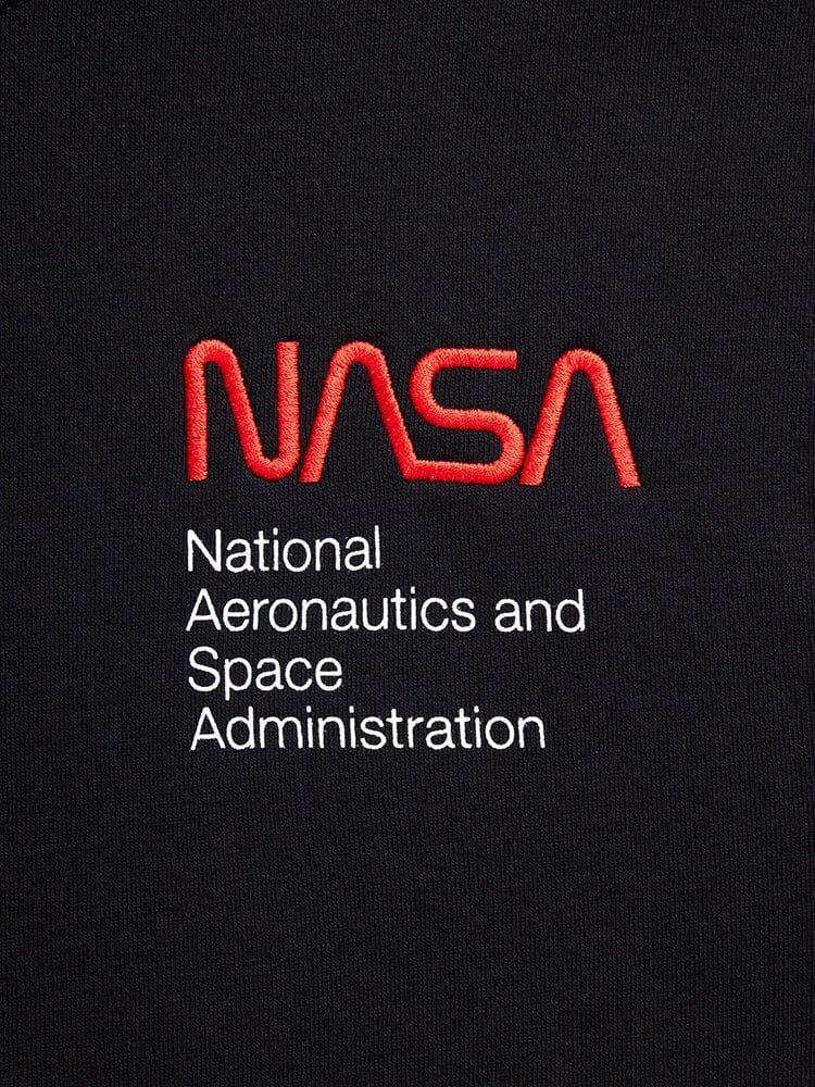 NASA WORM LOGO HOODIE (CHARCOAL) Product Image