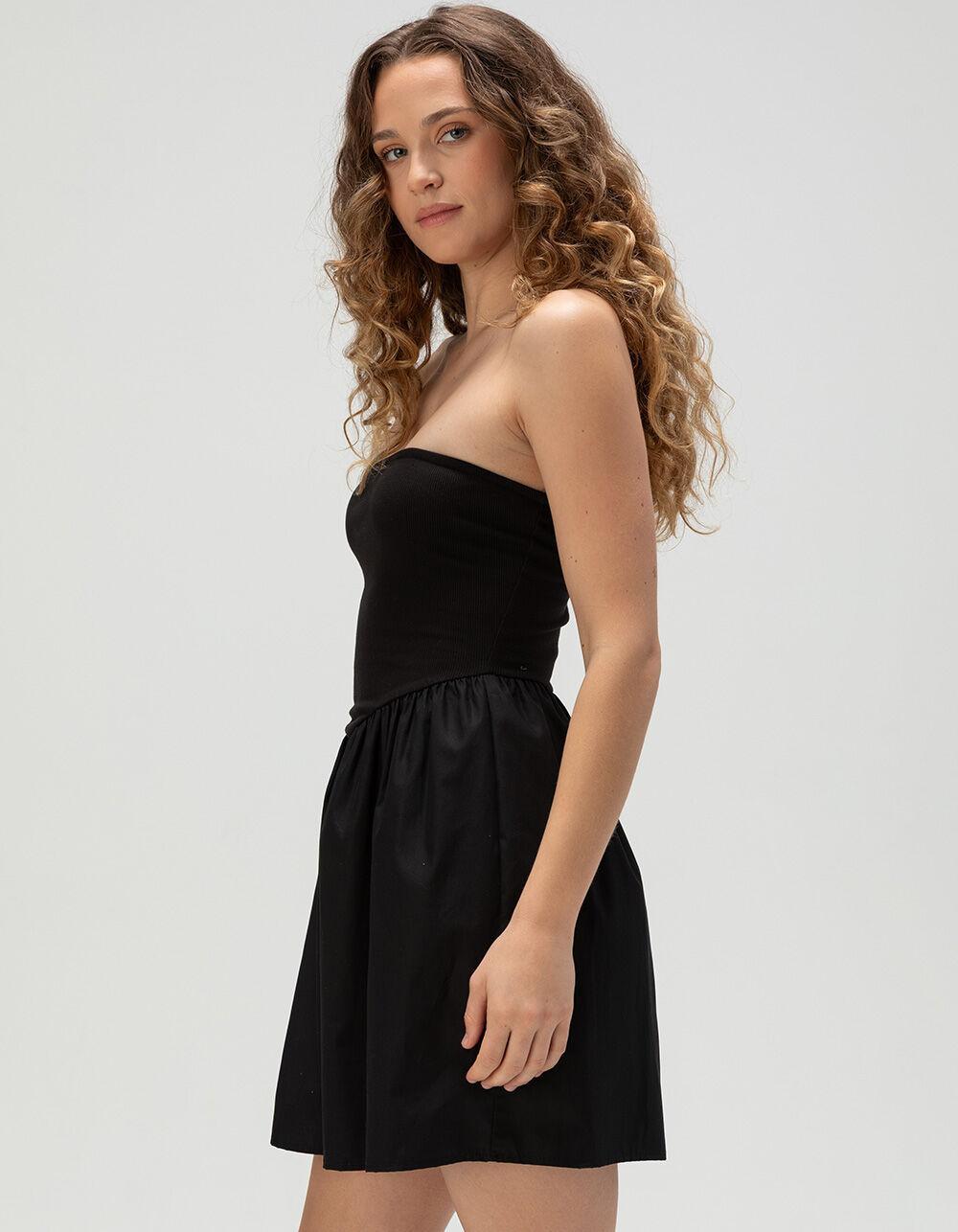 RSQ Womens Drop Waist Tube Dress - BLACK Product Image