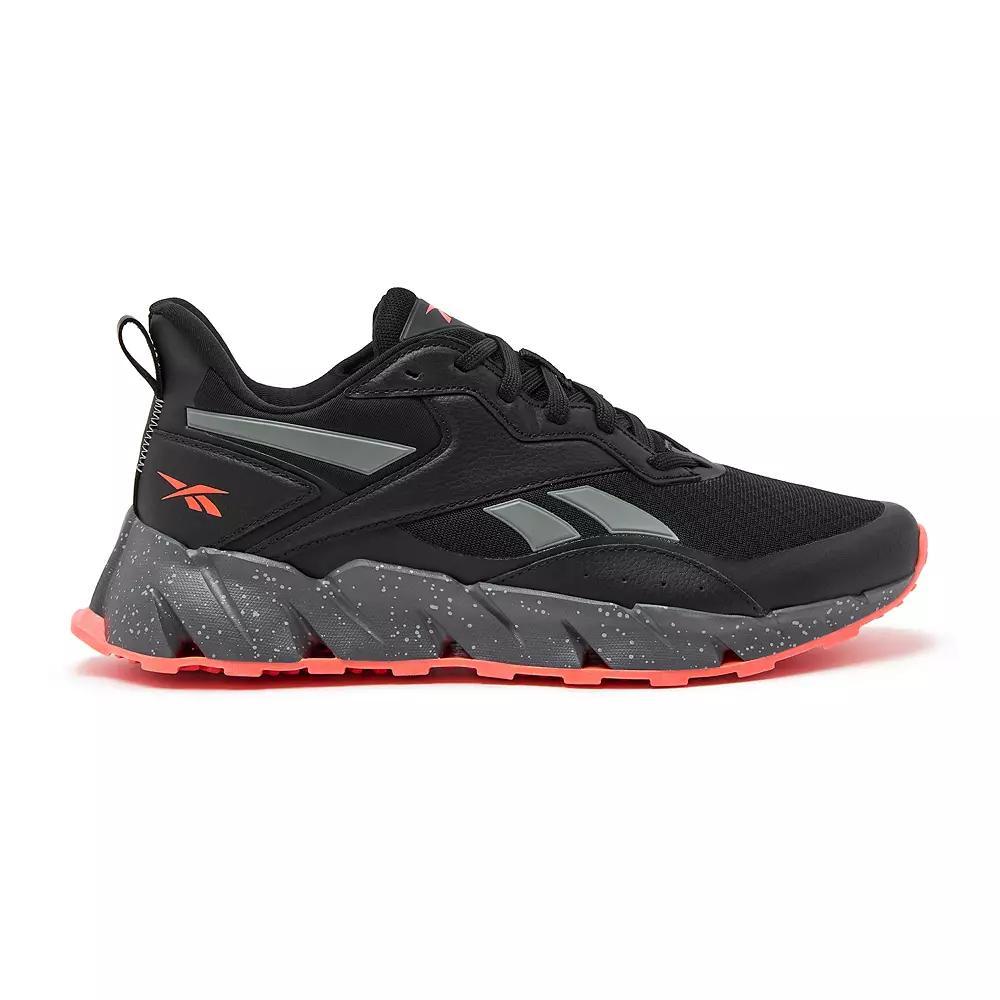 Reebok Vizome Men's Tennis Shoes, Size: 10.5, Black Orange Gray Product Image