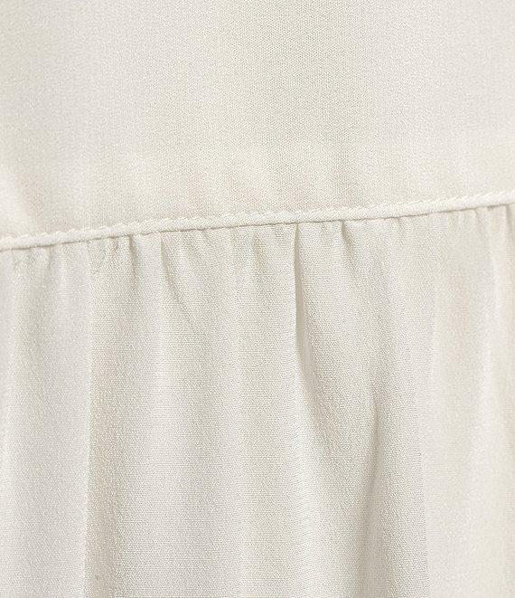 Antonio Melani Samantha Collared Short Sleeve Button Front Blouse Product Image