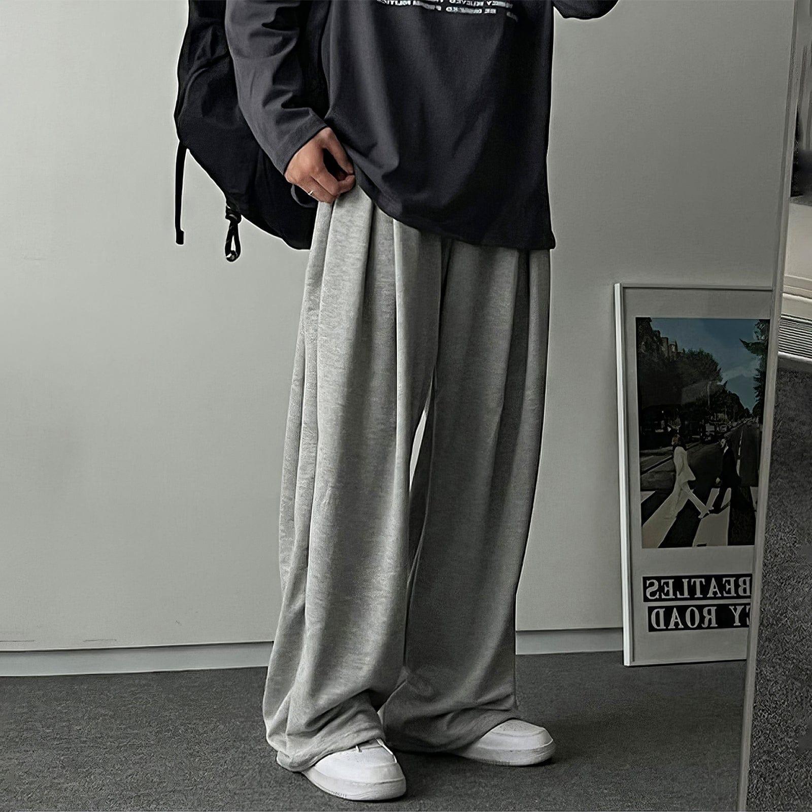 RT No. 12452 PLEATED STRAIGHT PANTS Product Image