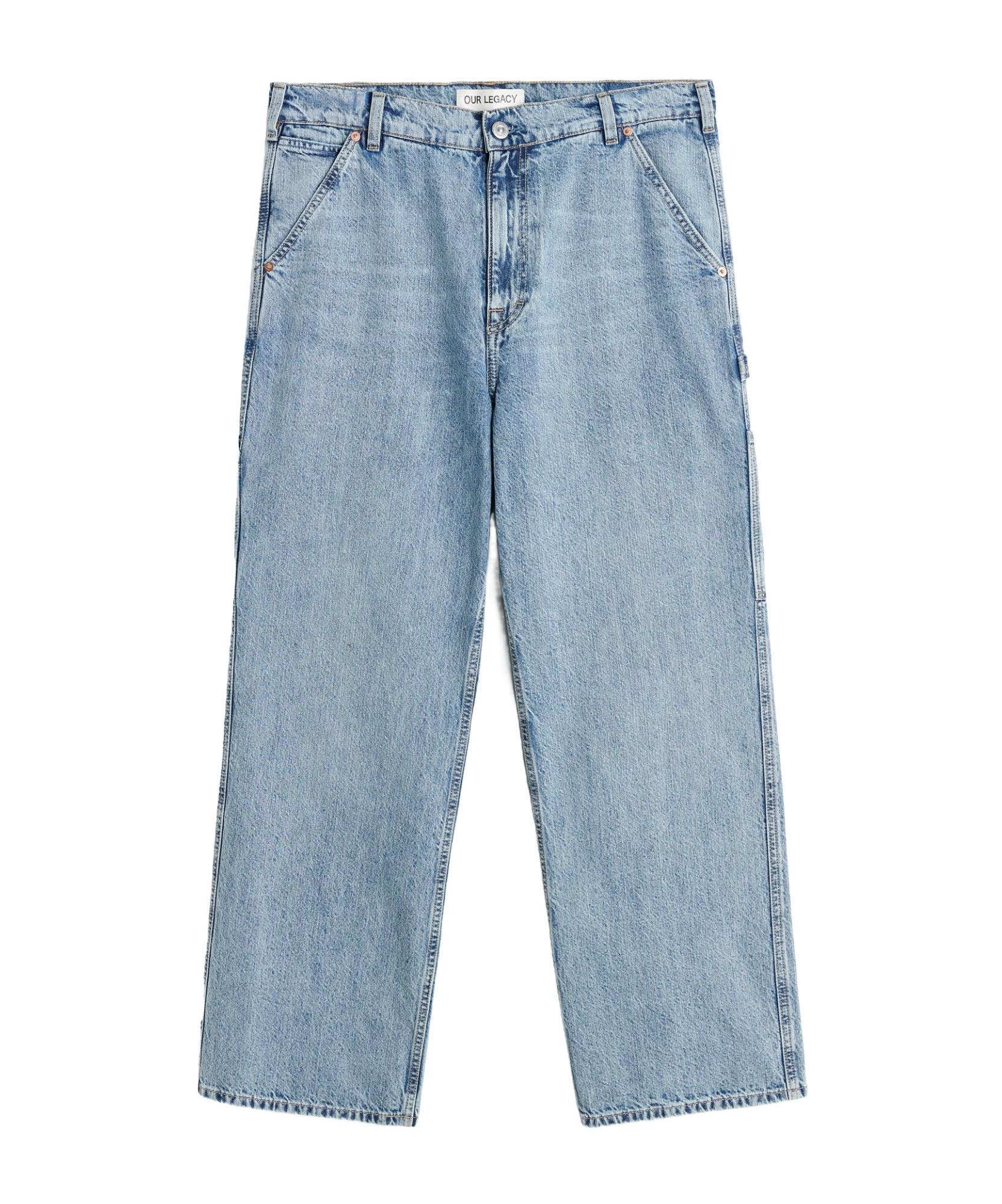 OUR LEGACY Joiner Mid-rise Cargo Jeans In Blue Product Image