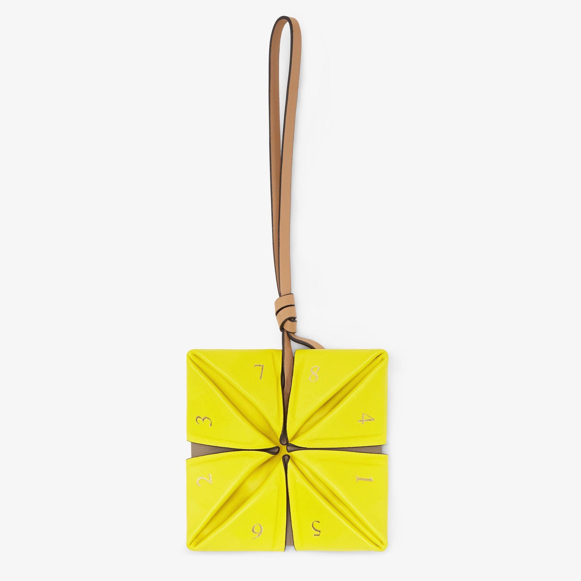Fendi Origami MiniDove gray leather mini bag that can be transformed Product Image
