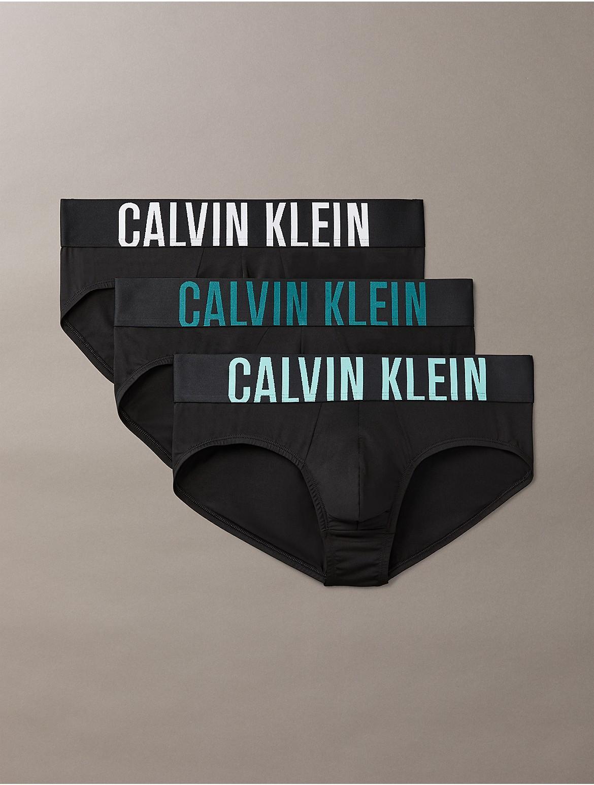 Calvin Klein Men's Intense Power Micro 3-Pack Hip Brief - Black - XL Product Image