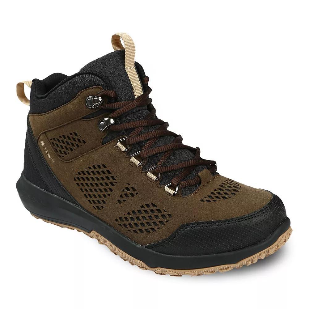Northside Benton Mid Men's Waterproof Hiking Boots, Size: 9.5 Medium, Brown Black Product Image