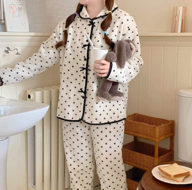 Dotted Pajama Set Product Image