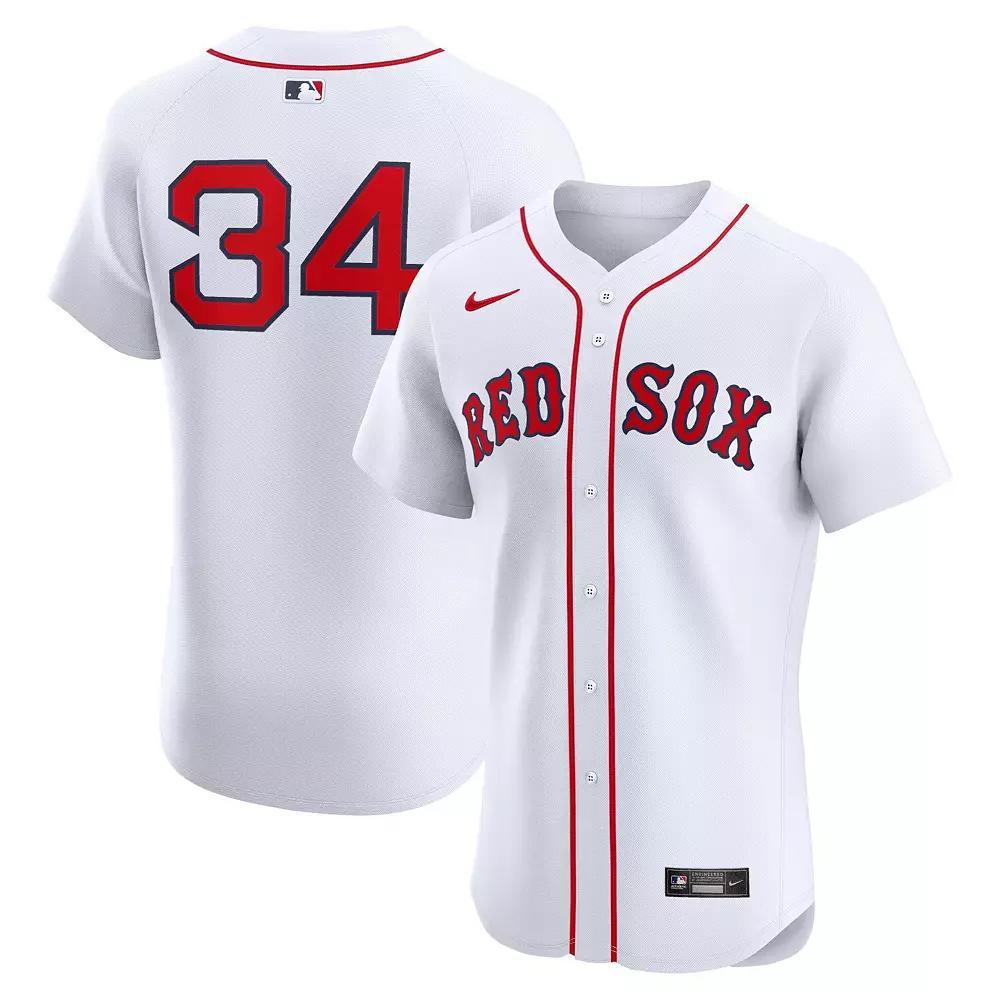 Men's Nike David Ortiz White Boston Red Sox Home Elite Jersey, Size: 44 Product Image