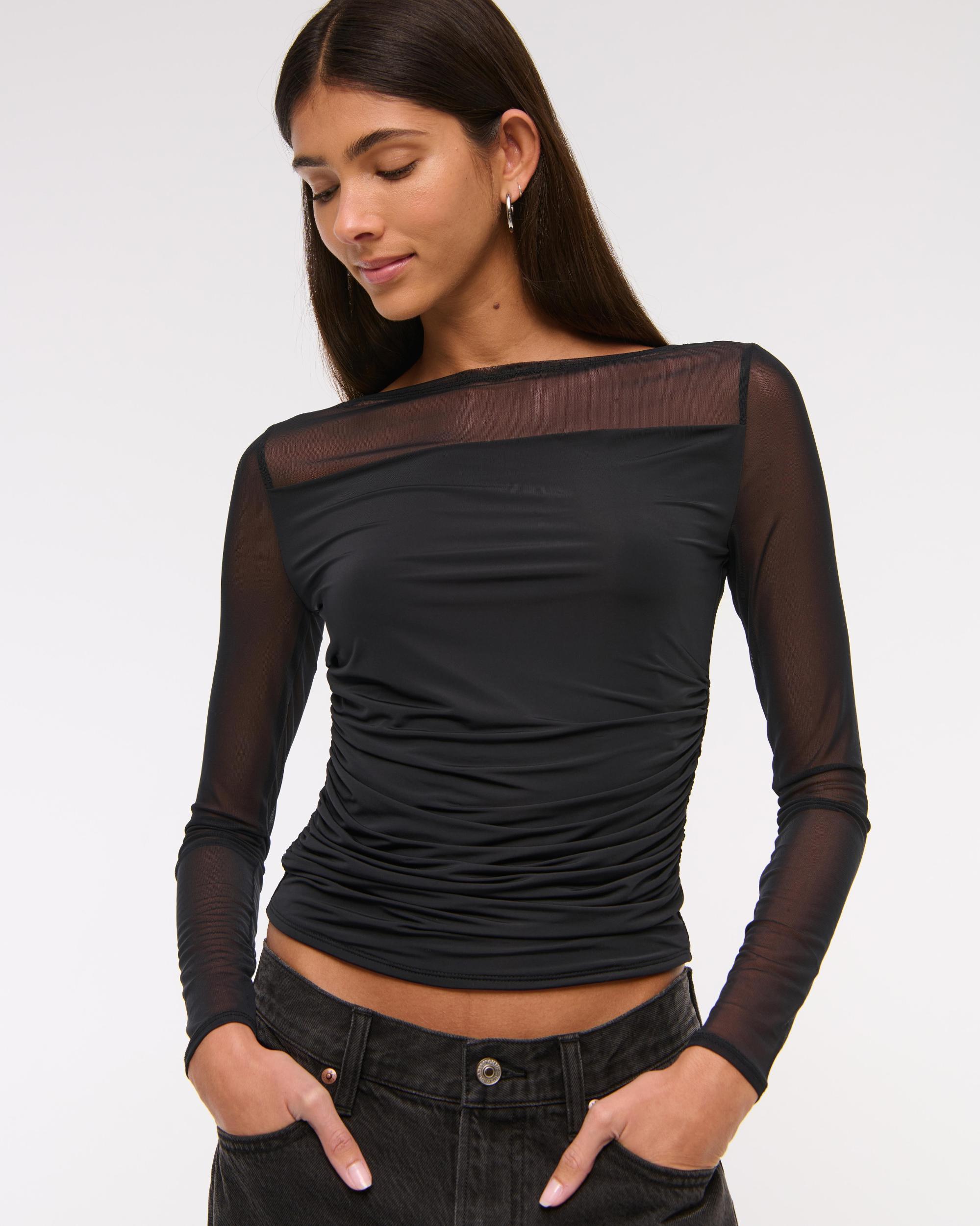 Mesh Slash Top Product Image