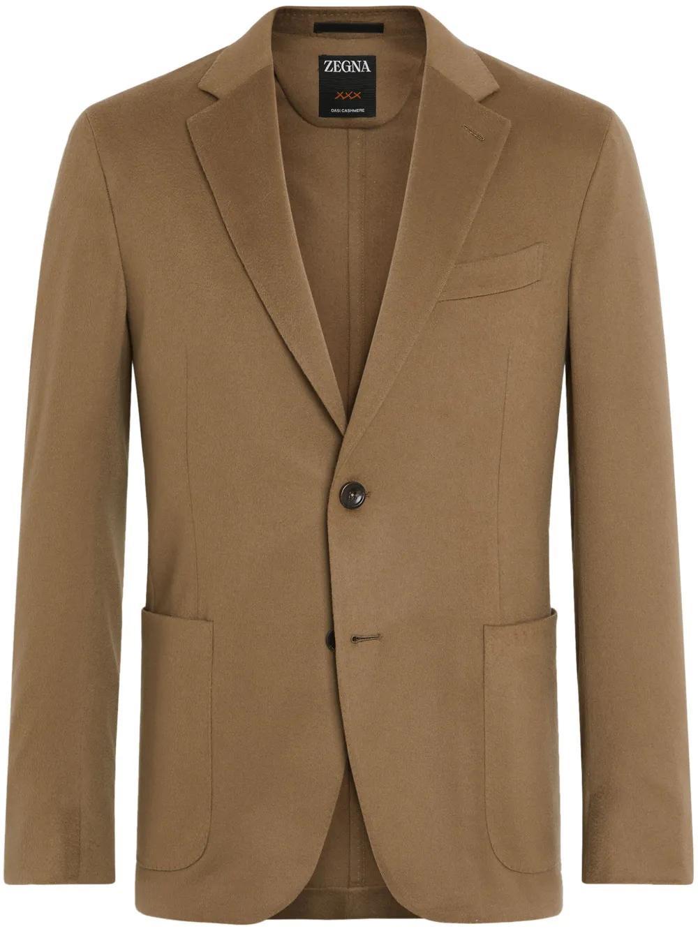 ZEGNA Beige Oasi Cashmere Jacket Product Image