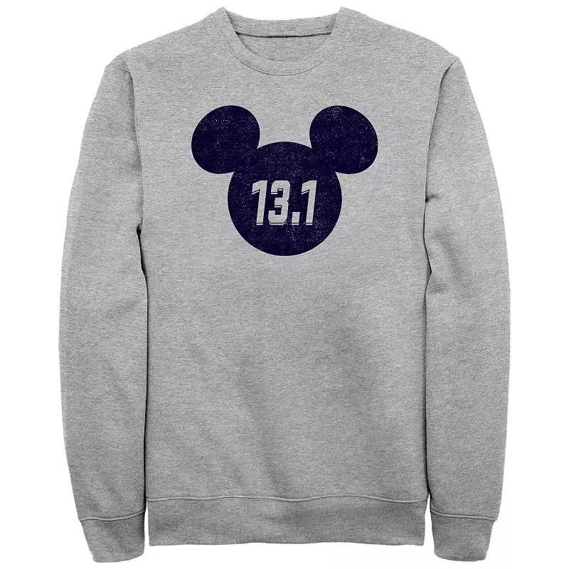 Disney's Mickey Mouse Men's Marathon Fleece Sweatshirt, Size: Small, Athletic Grey Product Image
