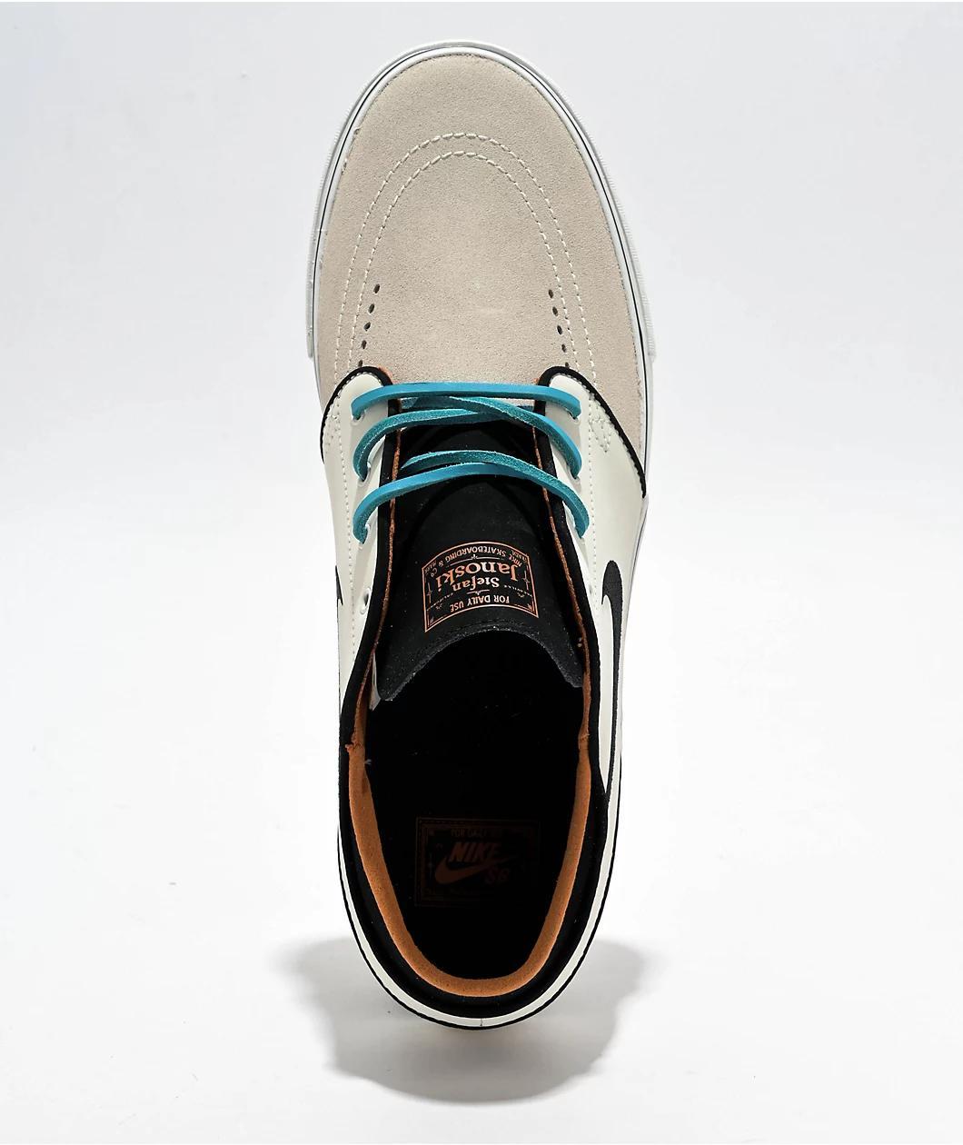 Nike SB Olympics Quickstrike Zoom Janoski OG+ Bright Ceramic & Light Bone Skate Shoes Product Image