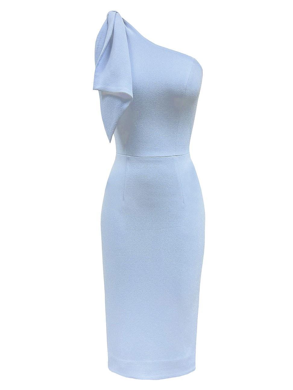 Dress the Population Tiffany One Shoulder Midi Dress Product Image