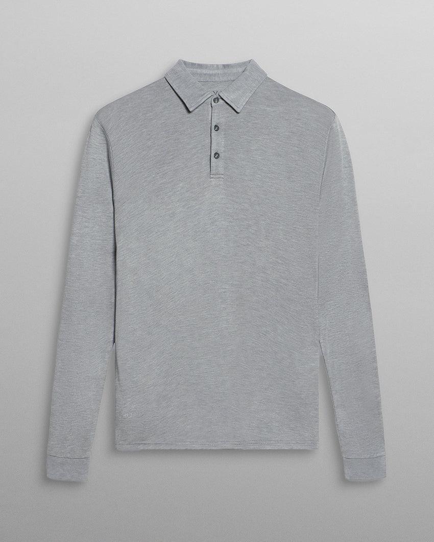 Comfort Wool Long Sleeve Polo Product Image