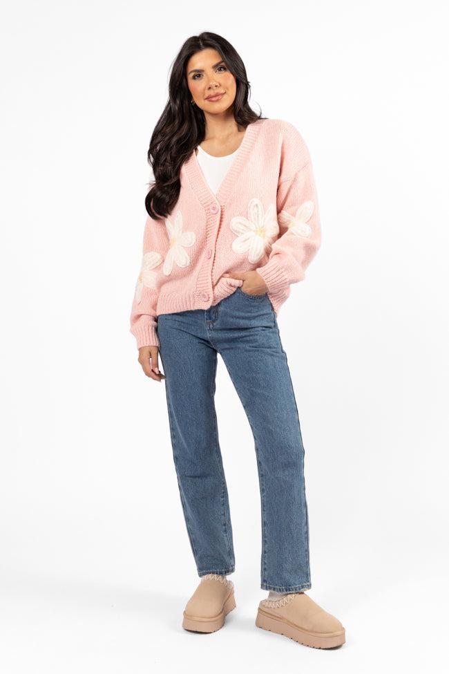 Waiting On Forever Pink Floral Cardigan FINAL SALE Product Image