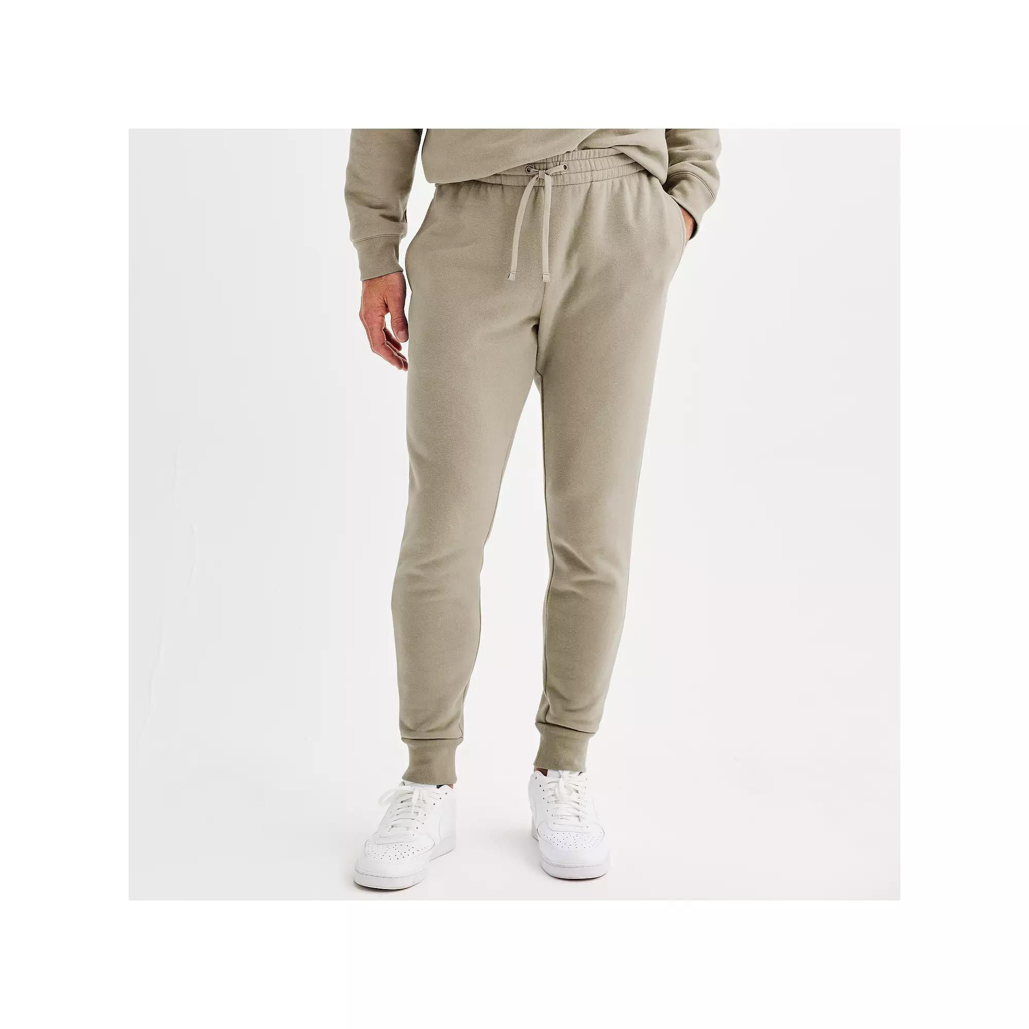 Men's Tek Gear® Ultra Soft Fleece Midweight Joggers, Size: XL, Desert Shadow Product Image