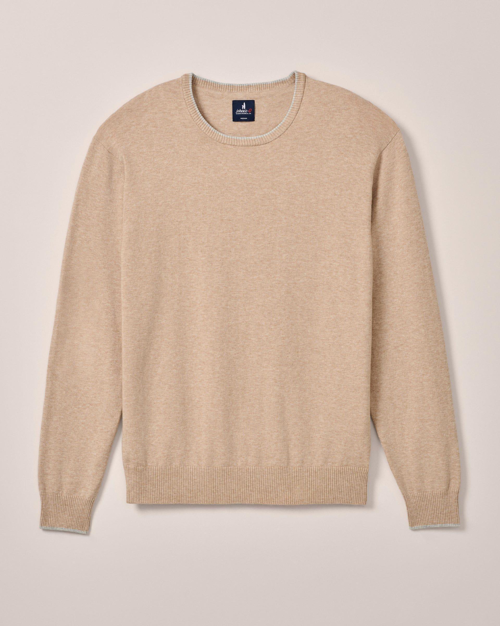 Wren Plaited Cotton Blend Crewneck Sweater Male Product Image