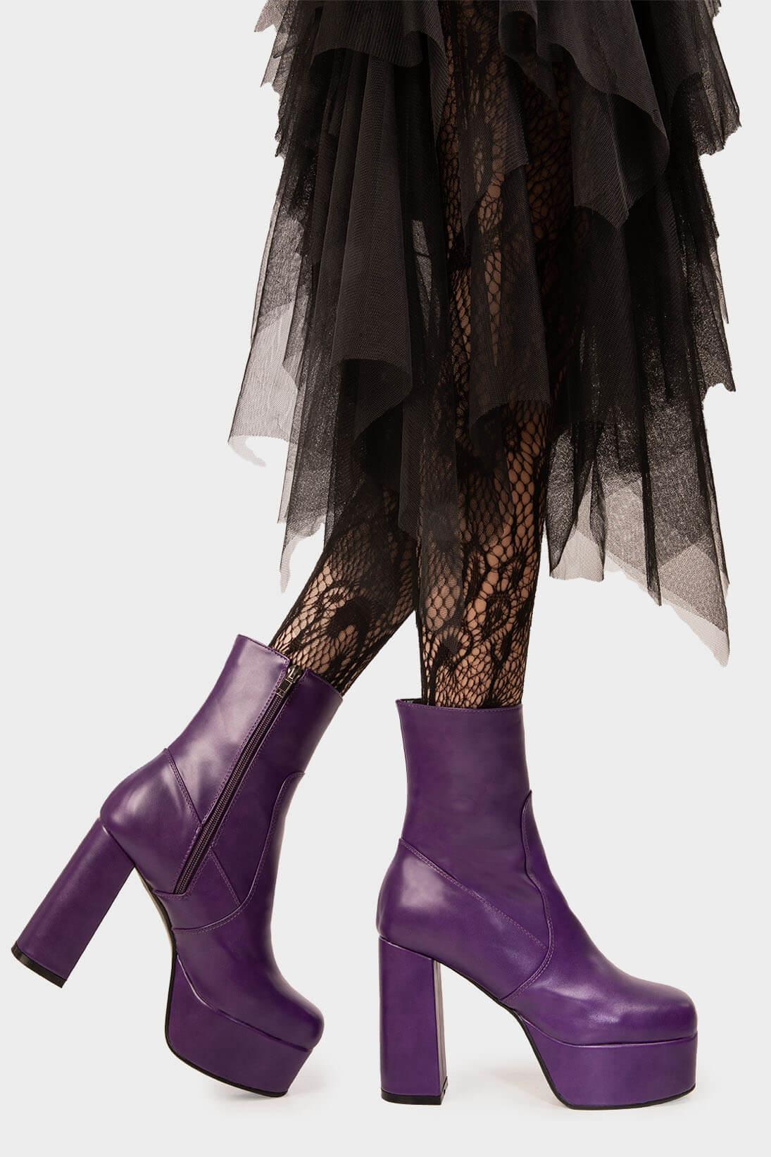 Making Moves Platform Ankle Boots Product Image