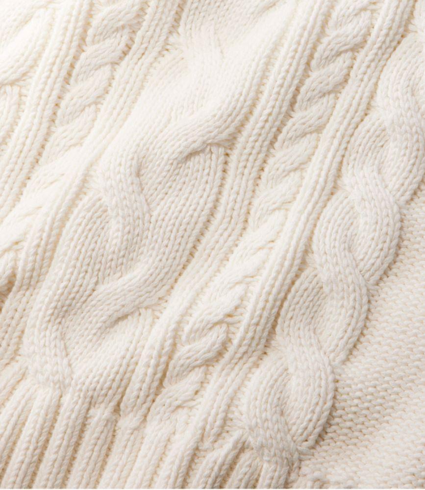 
                            Women's Double L® Cable Sweater, Button-Front Cardigan
                         Product Image