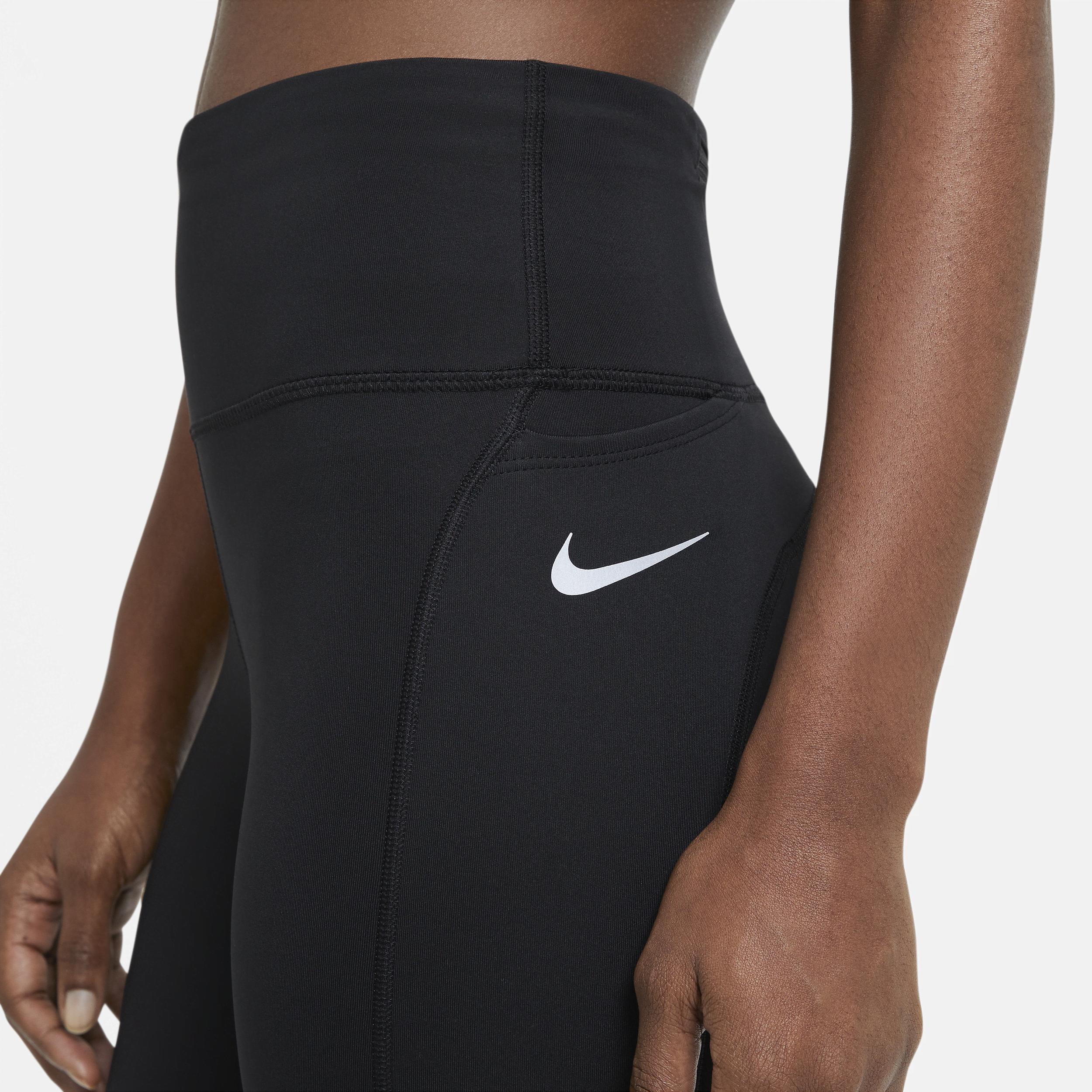 Nike Women's Fast Mid-Rise Crop Running Leggings Product Image