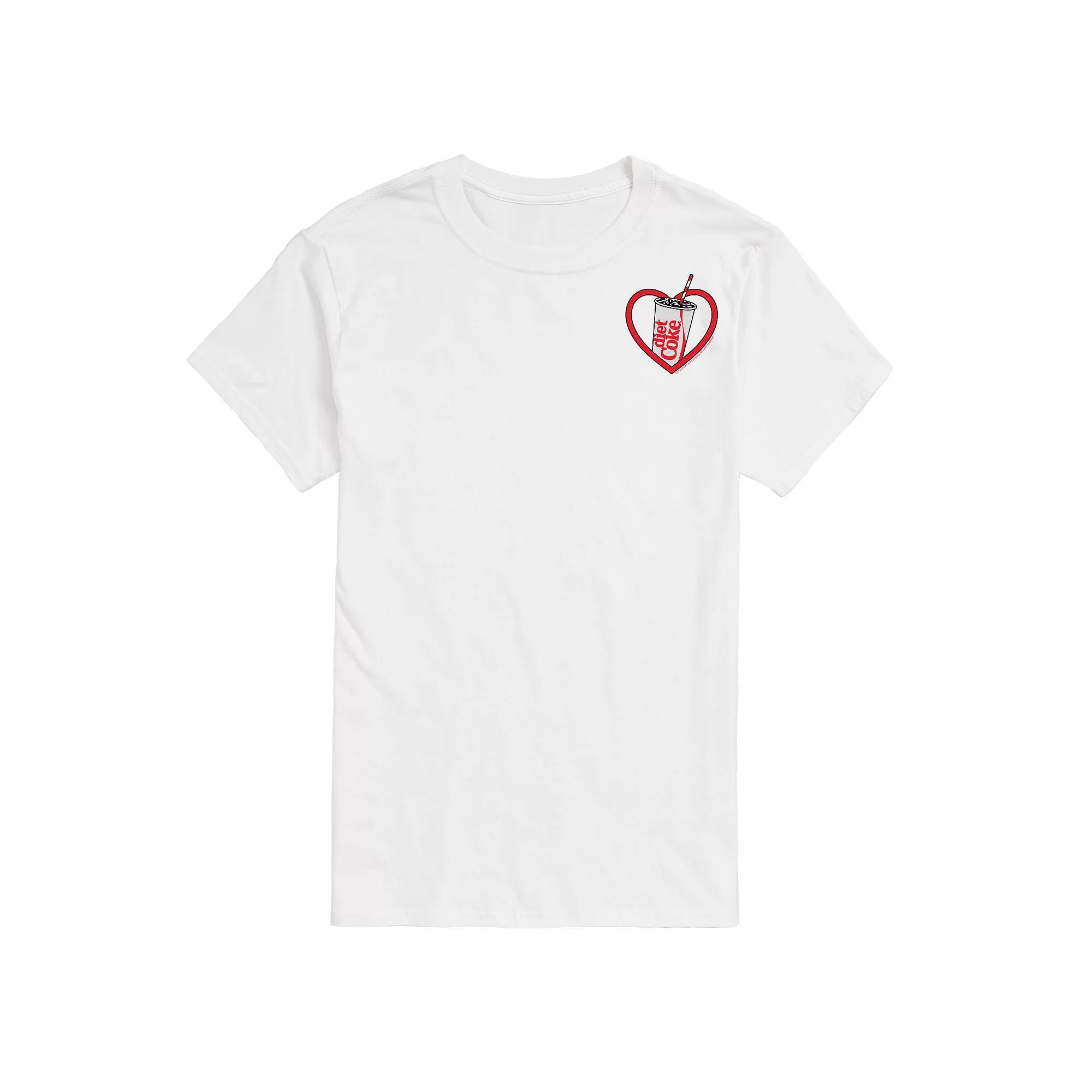 Mens Diet Coke Heart Graphic Tee Product Image