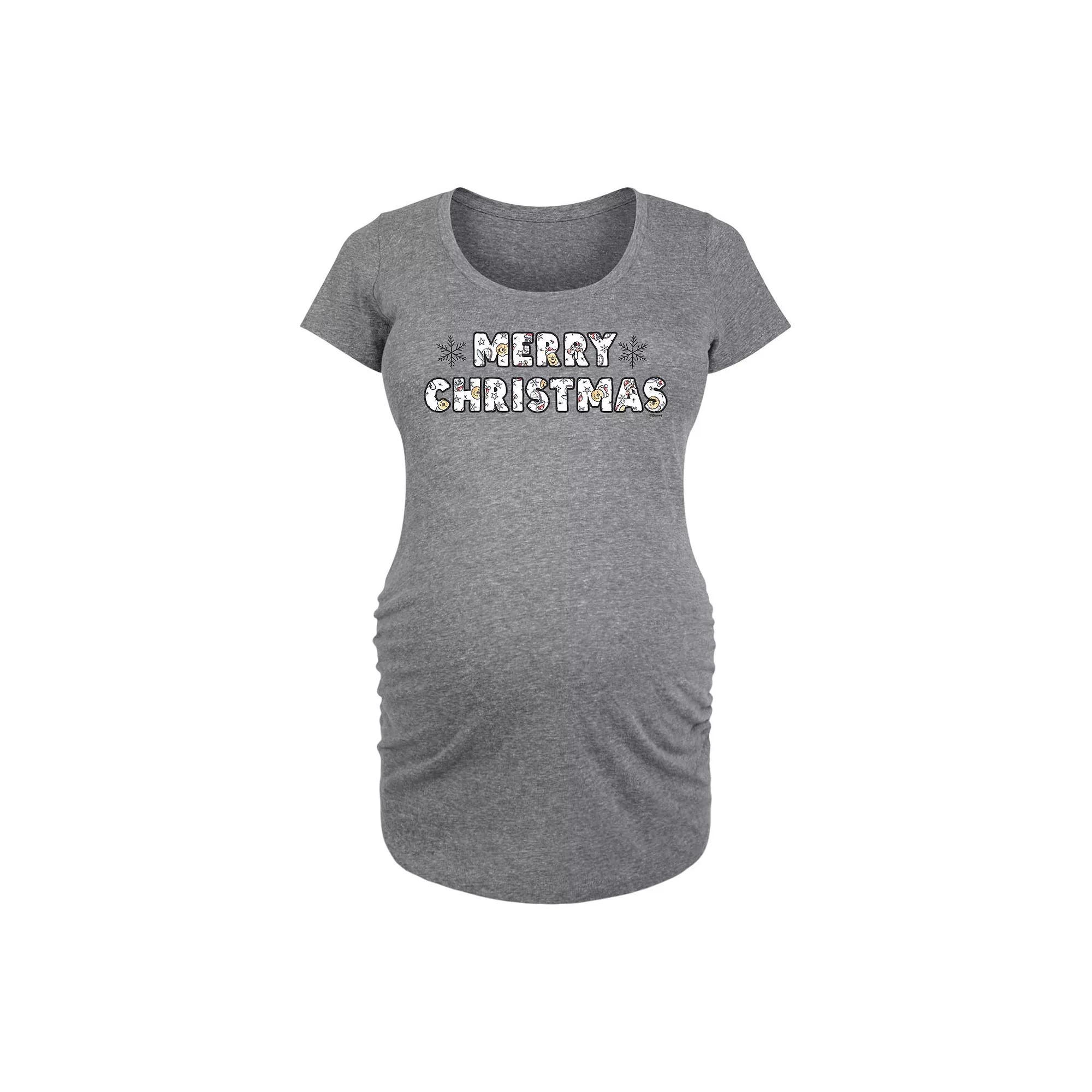 Maternity Pregosaurus Graphic Tee, Womens Grey Gray Product Image