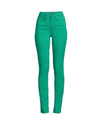 Women's Lands' End High Rise Chino Slim Leg Pants, Size: 12, Wood Lily Product Image