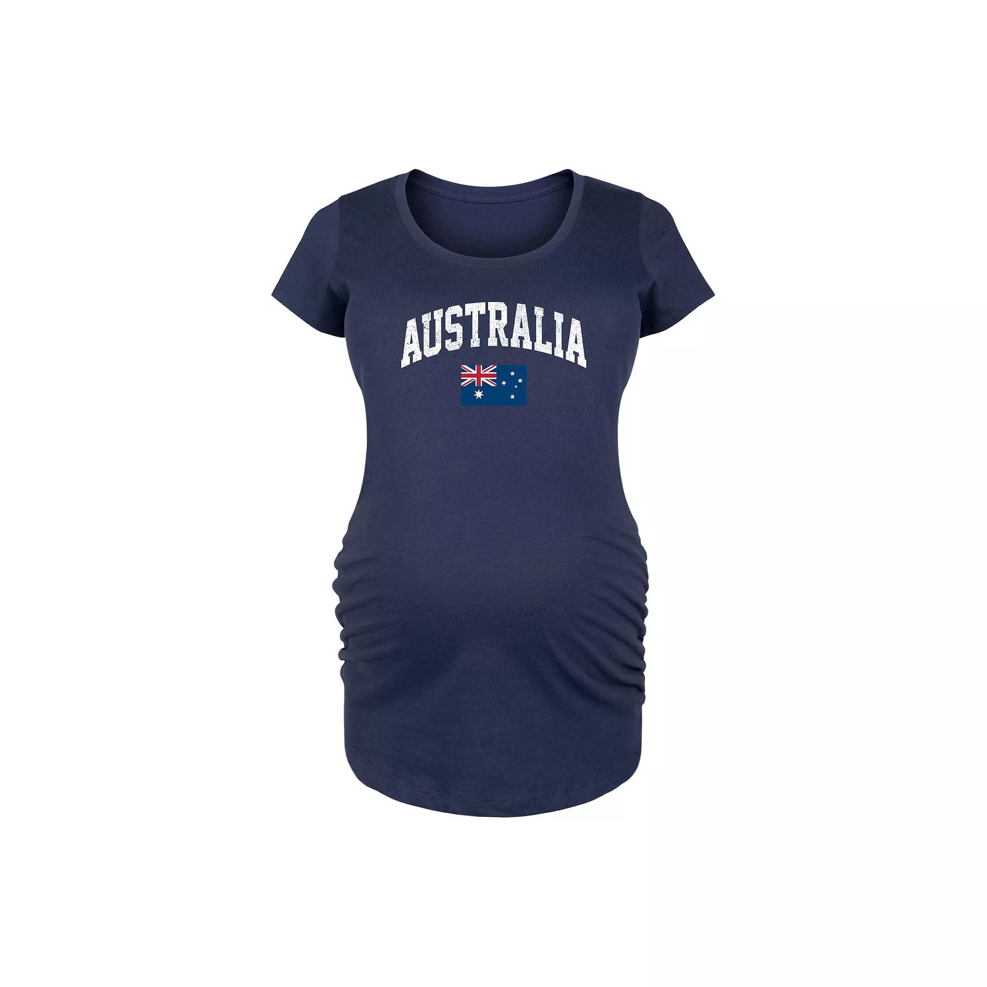 Maternity Shore is Hot Out Here Graphic Tee, Womens Blue Product Image