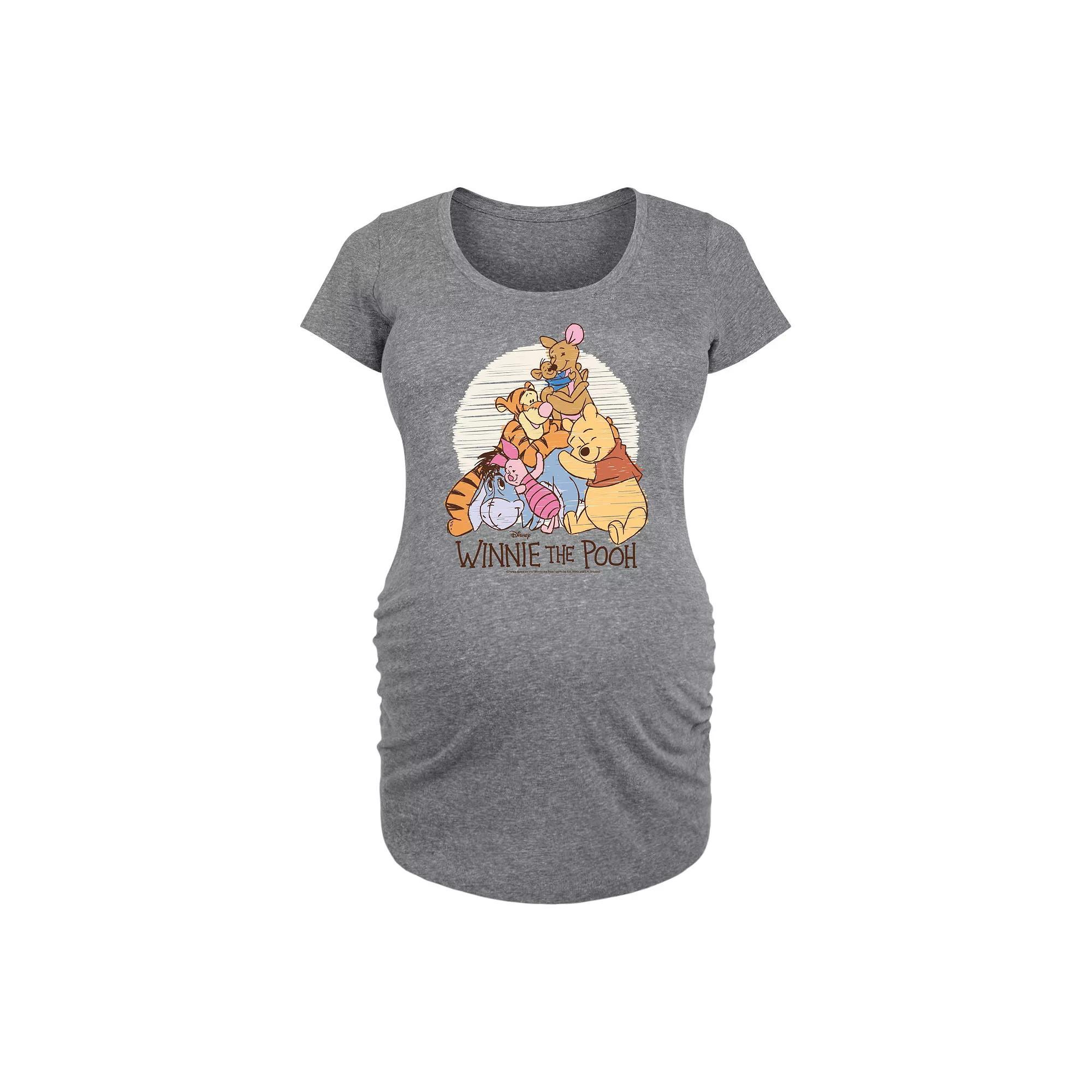 Disneys The Little Mermaid Ariel & Flounder Maternity Heart Graphic Tee, Womens Product Image