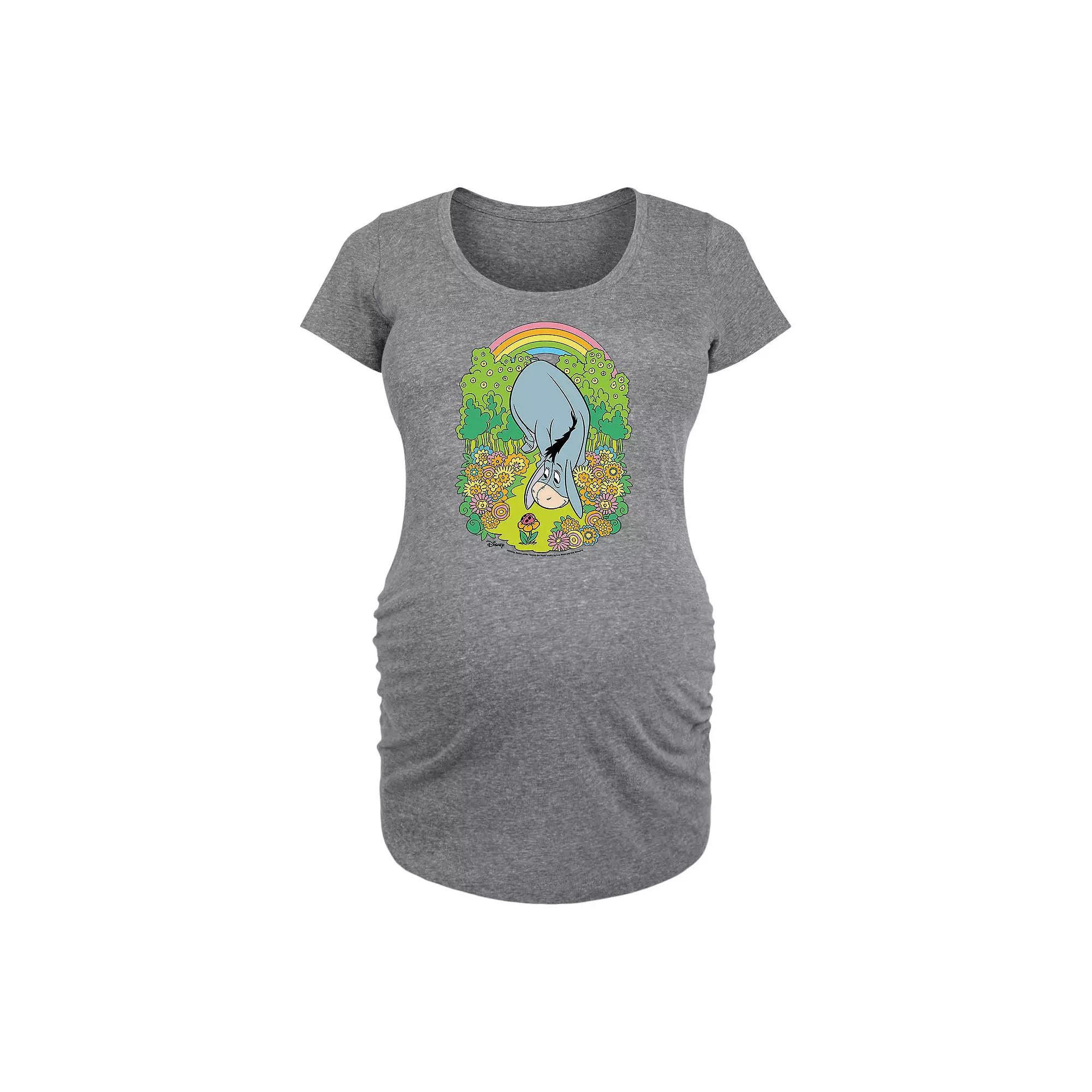 Maternity Peanuts Snoopy & Woodstock Beach Bound Graphic Tee, Women's, Size: XL-Mat, Grey Gray Product Image