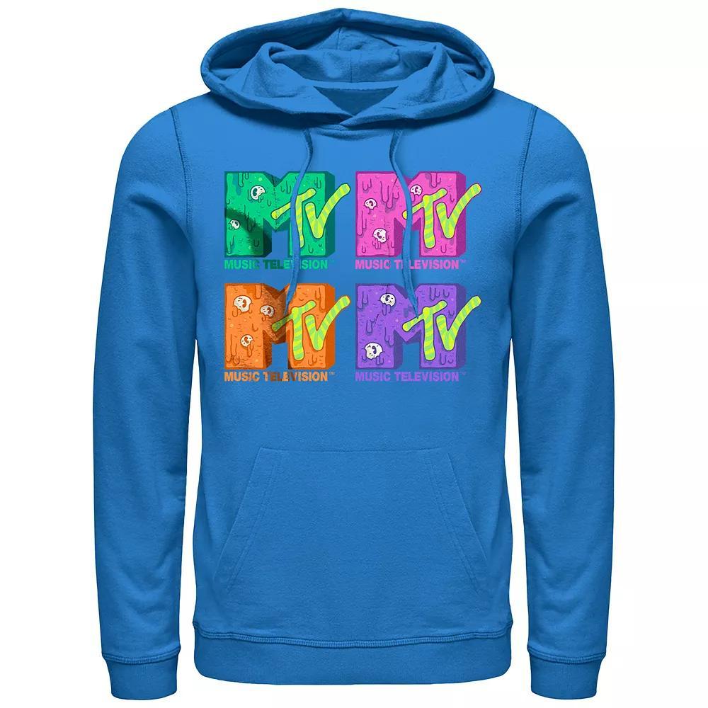 Men's MTV Slime Logos Hoodie, Size: Medium, Royal Product Image
