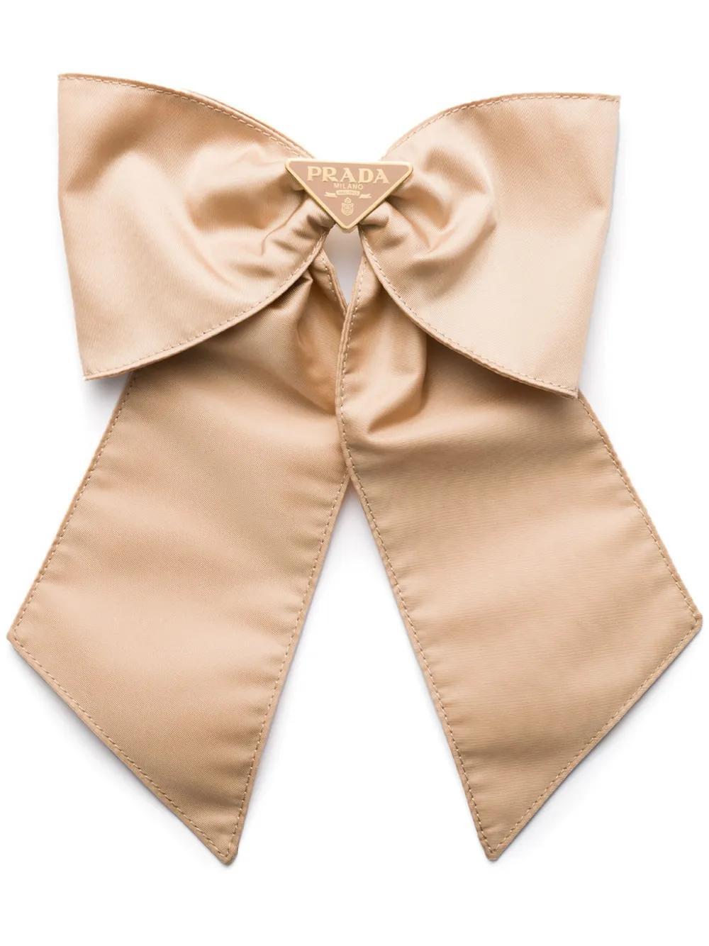PRADA Re-nylon Hair Clip In Neutrals Product Image