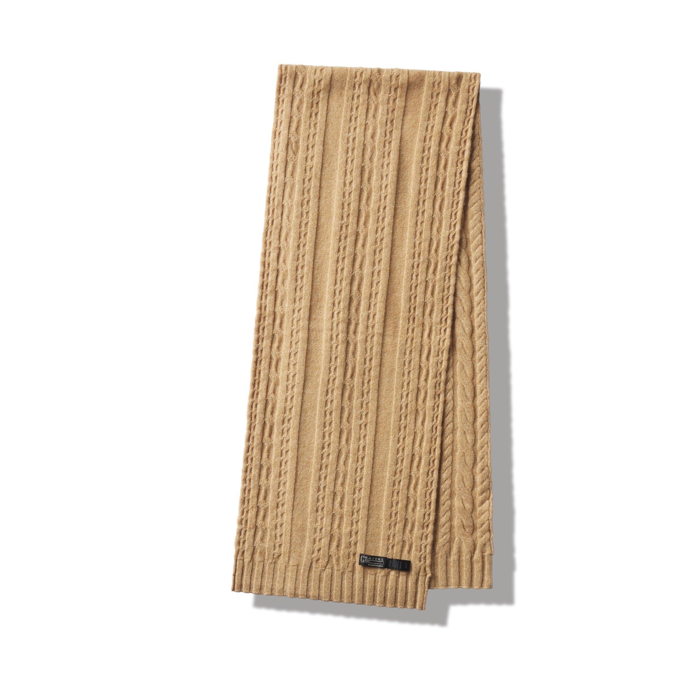 Yarmouth Cable Scarf - Mushroom Product Image