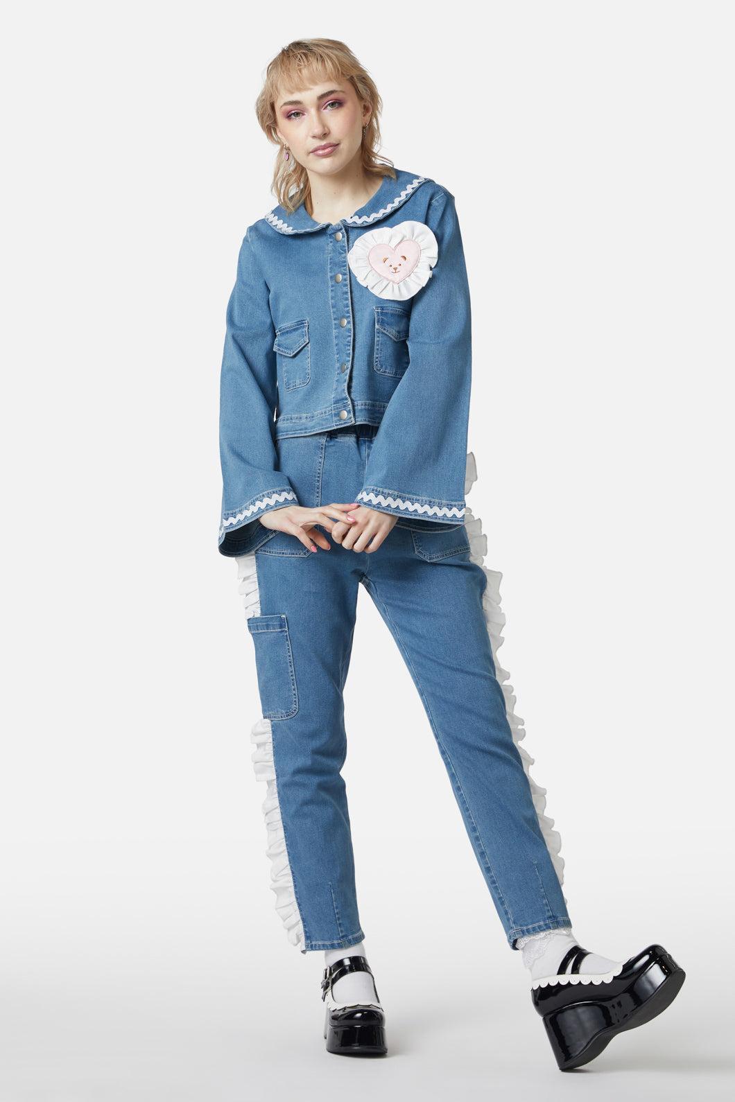 Sailor Teddy Denim Jacket Product Image