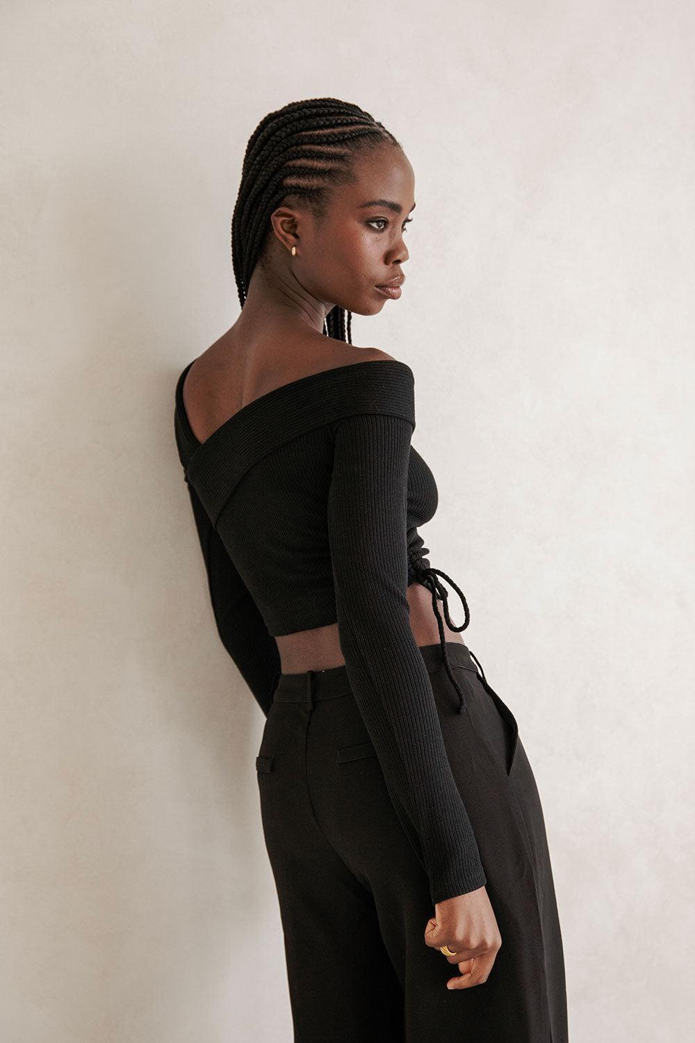Chelsie Top - Black Product Image