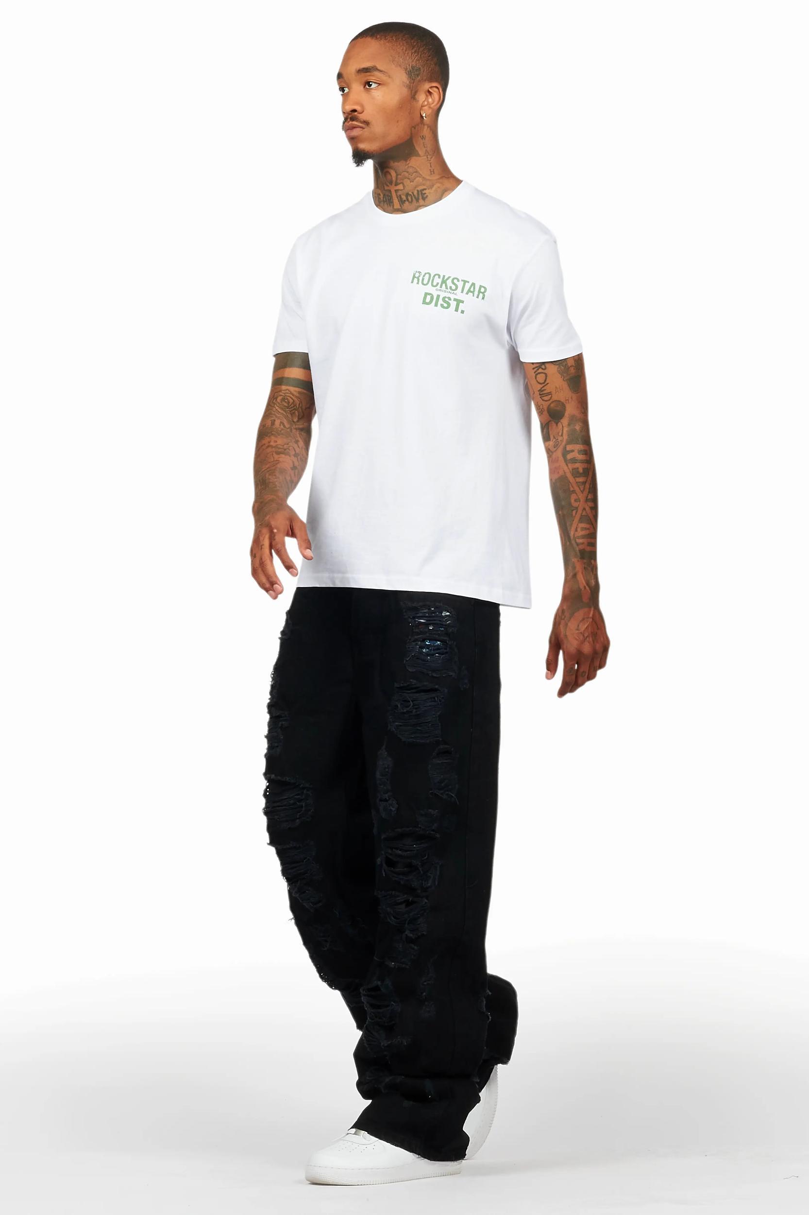 Boys Mical Black Baggy Fit Jean Boys Product Image
