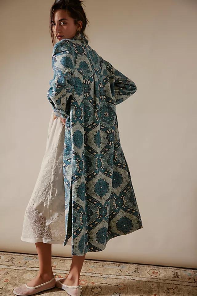 We The Free Brick Lane Jacquard Maxi Shirt Jacket Product Image