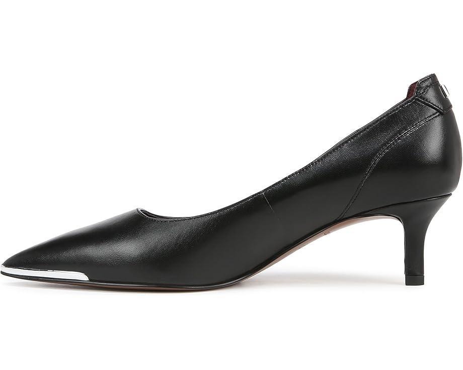Adrienne Crocodile-Embossed Leather Pumps Product Image