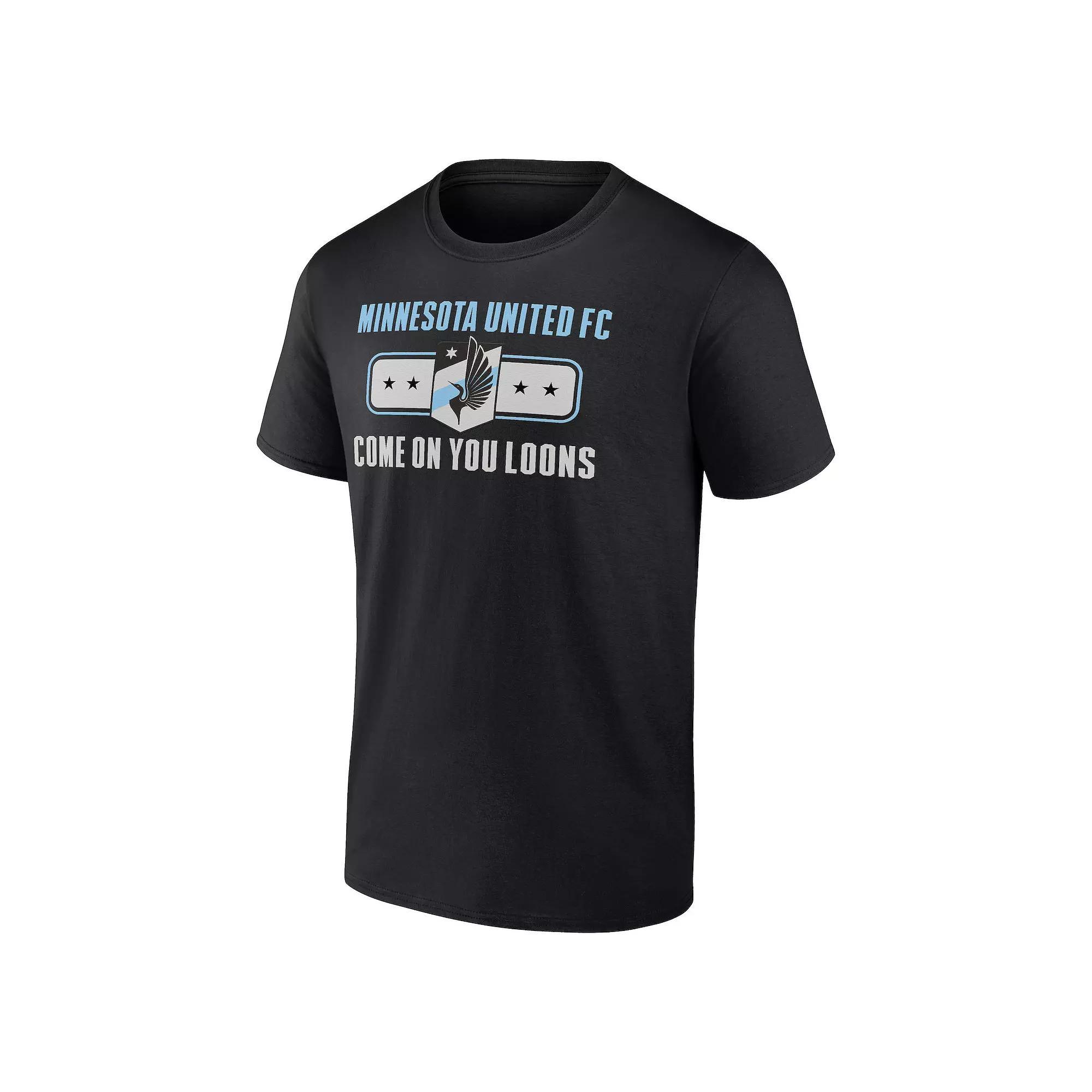 Men's Minnesota United FC Blindside Graphic Tee, Size: XL, Mfc Black Product Image